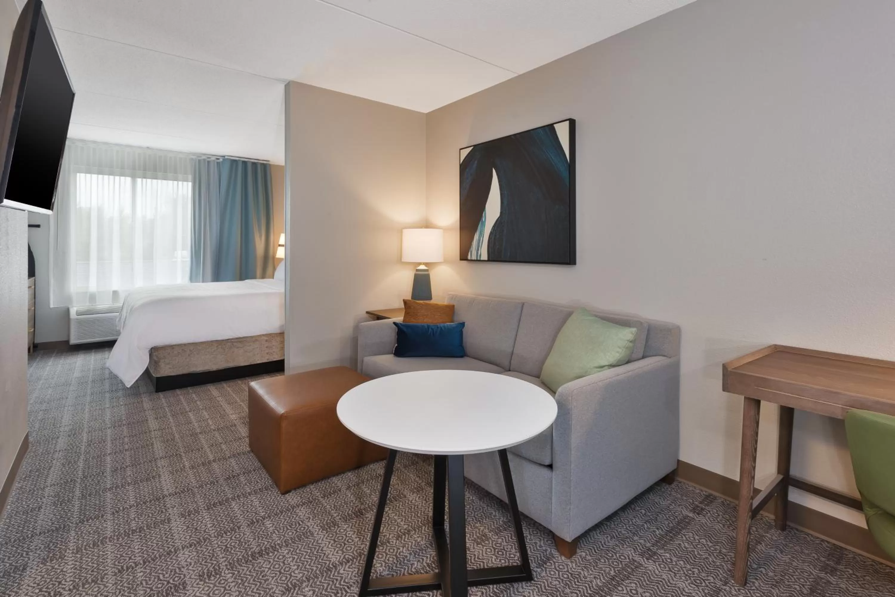 Living room, Bed in Staybridge Suites Pittsburgh Airport by IHG