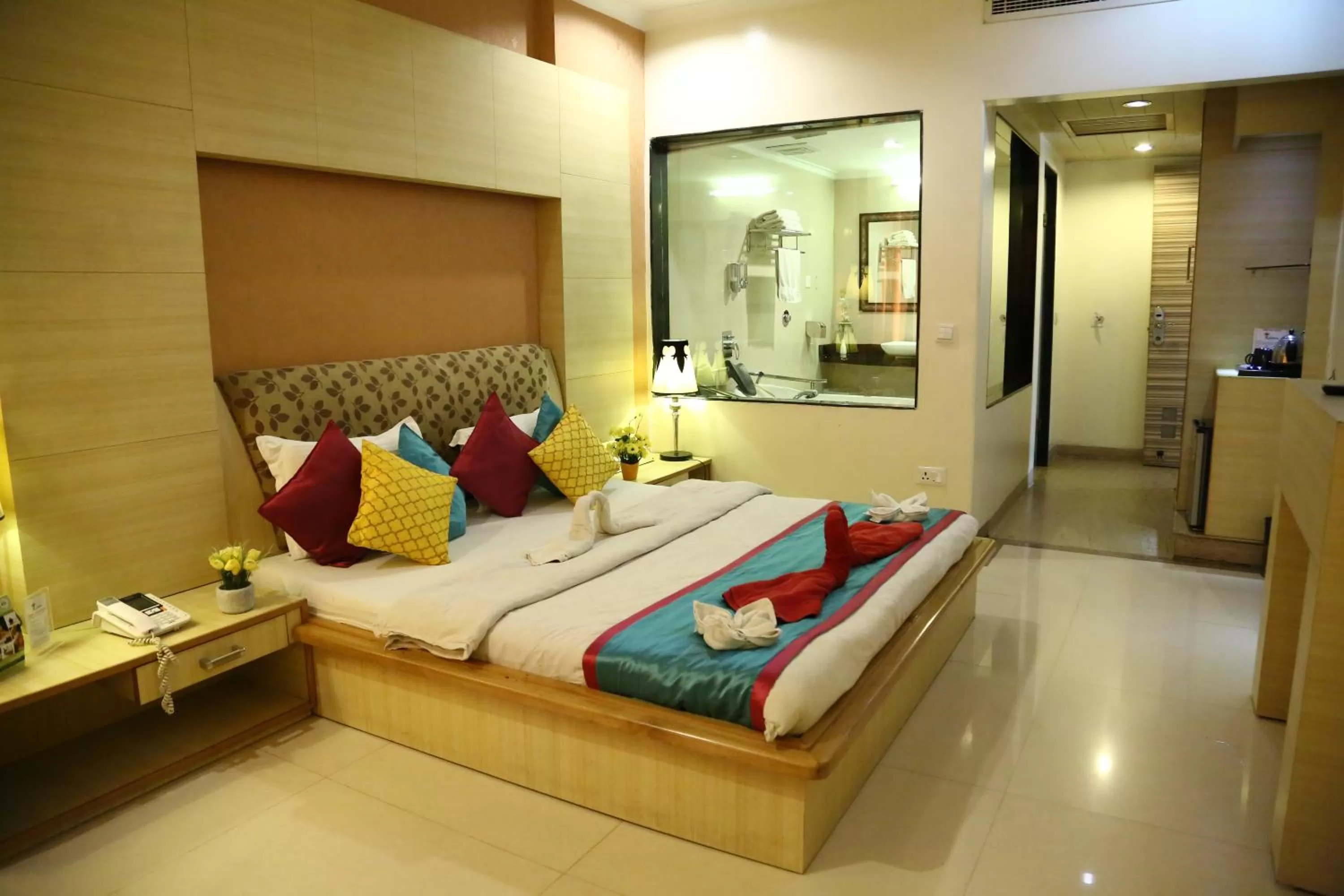 Photo of the whole room, Bed in Hotel Rajshree & Spa