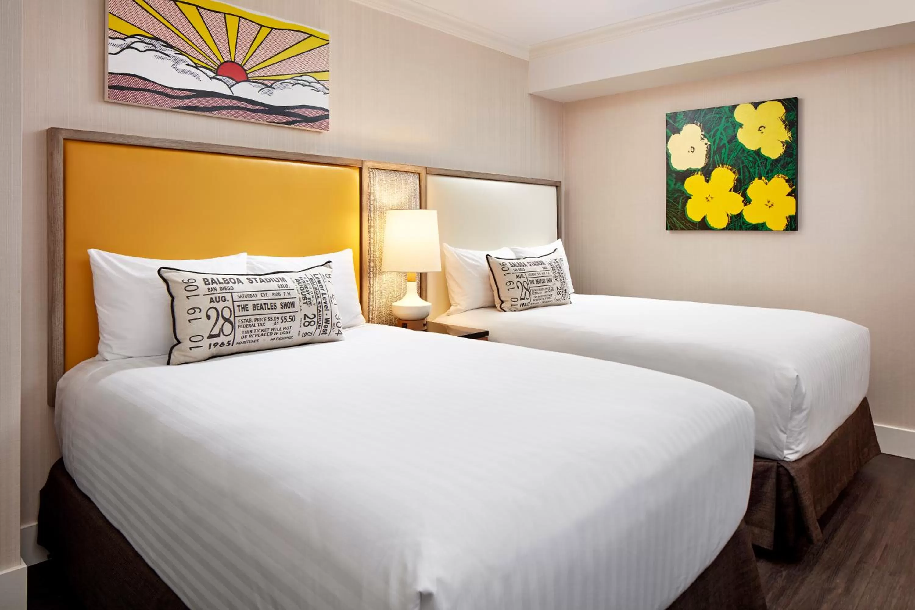 Bed in The Bristol Hotel San Diego