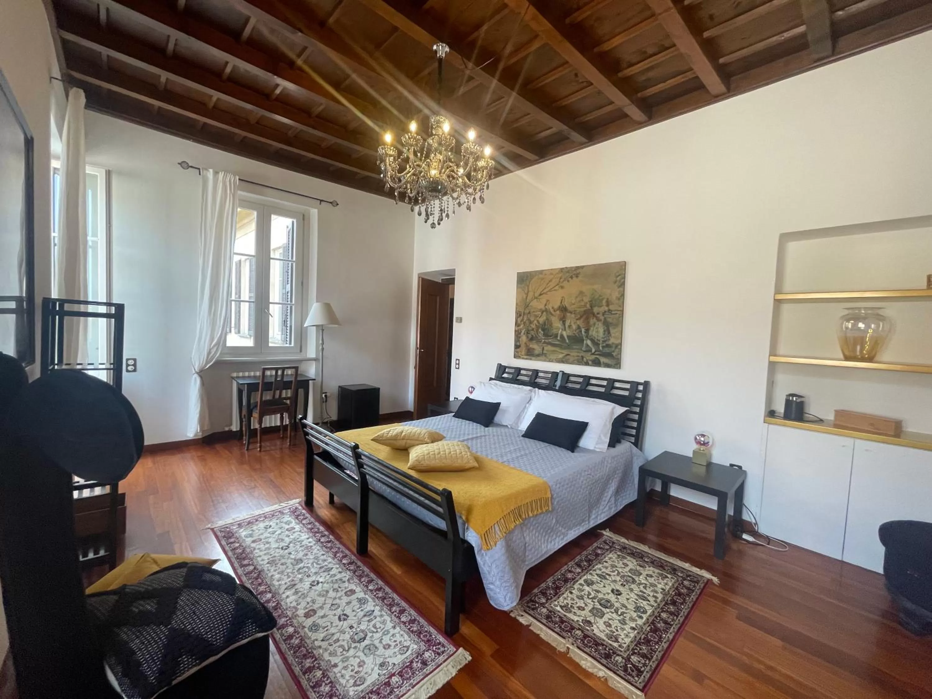 Bed in Villa Ghiringhelli