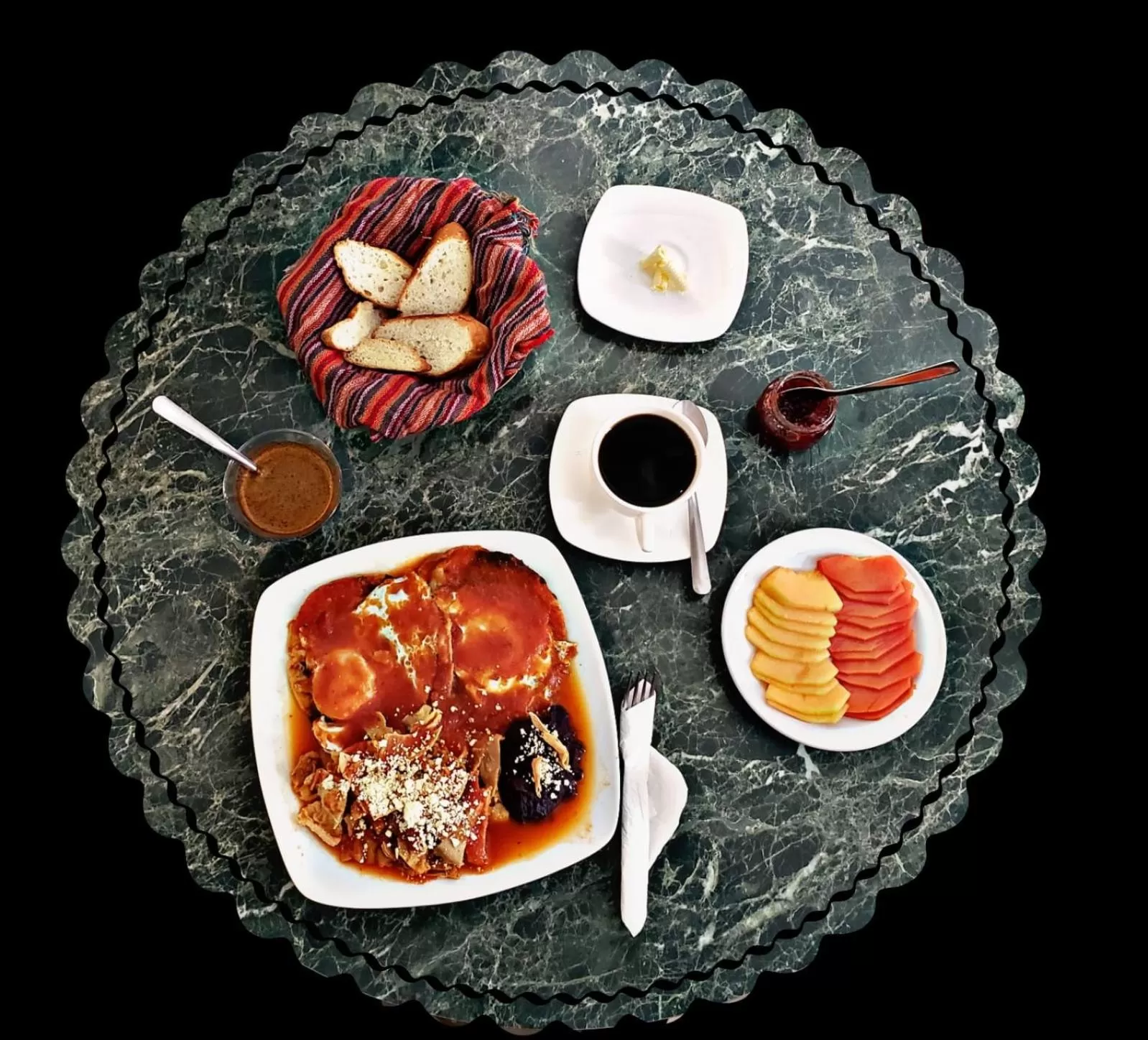 Breakfast in Hotel Antigua