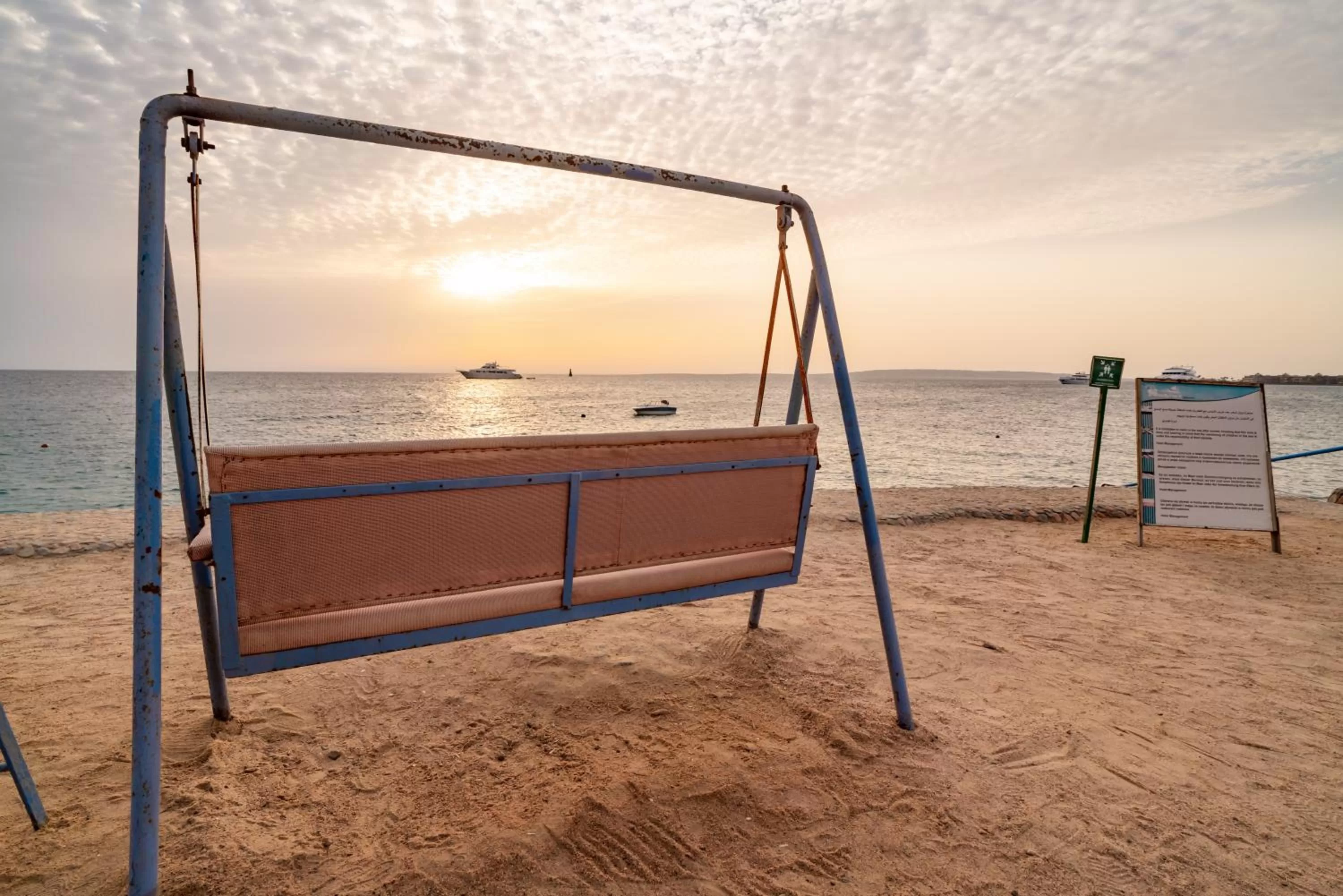 Sea view in King Tut Aqua Park Beach Resort