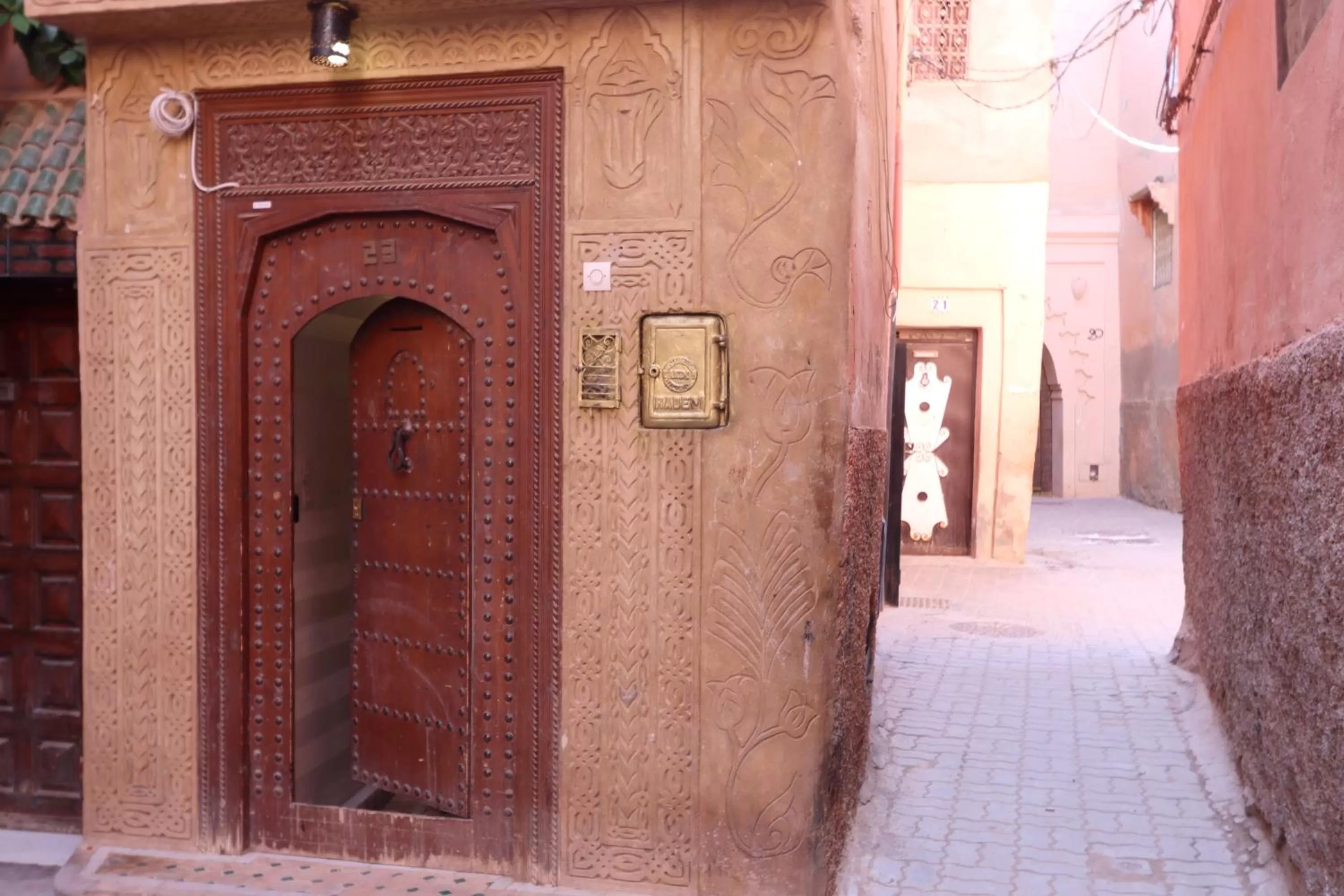 Facade/entrance in Riad Venezia
