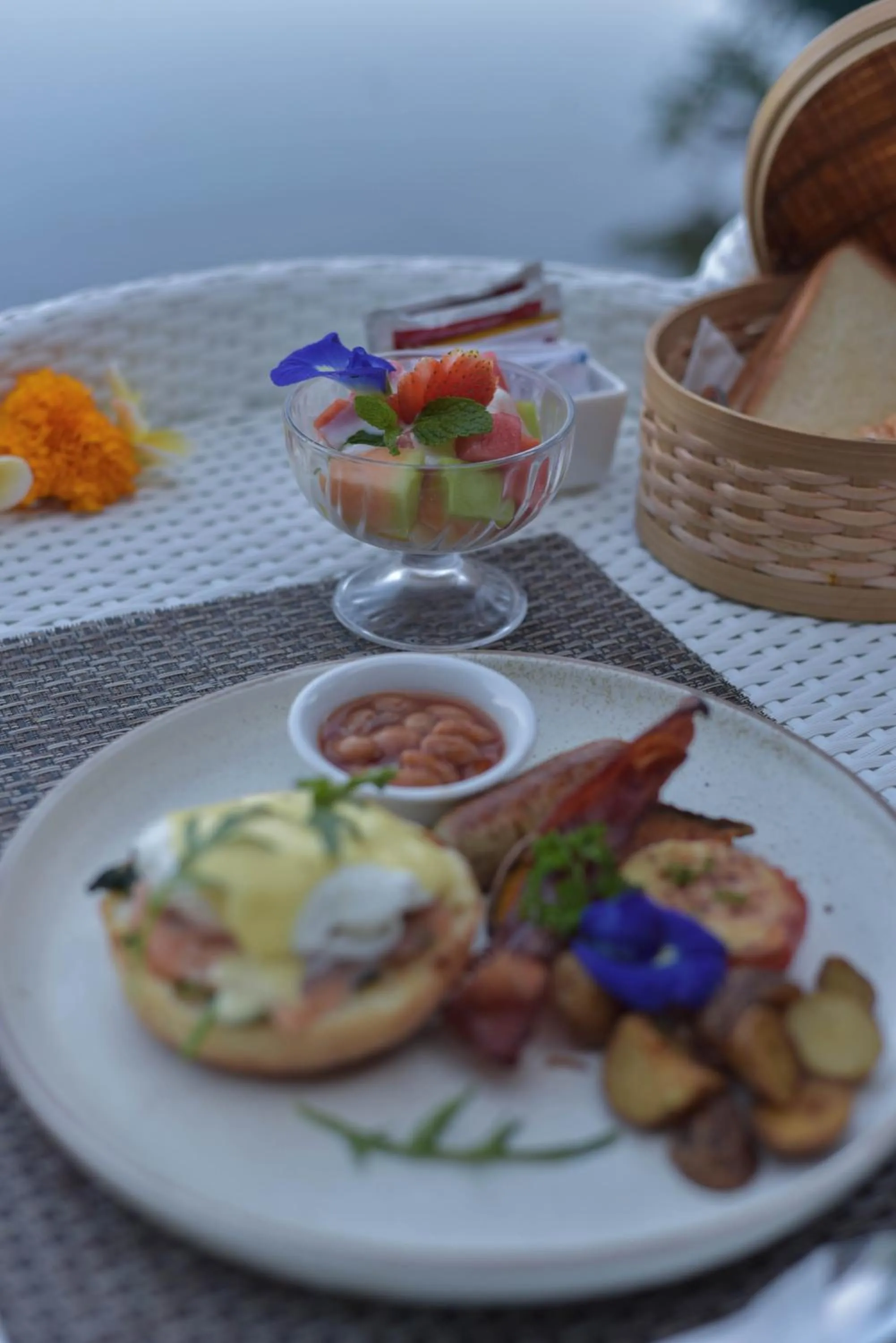 Breakfast in Black Penny Villas Ubud