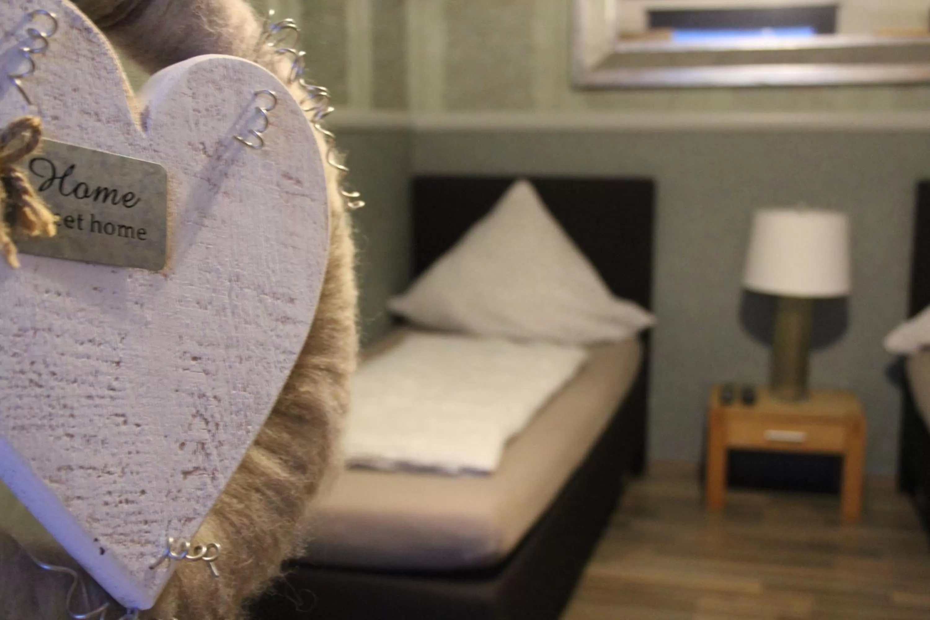 Bed in Gästehaus Chaplin