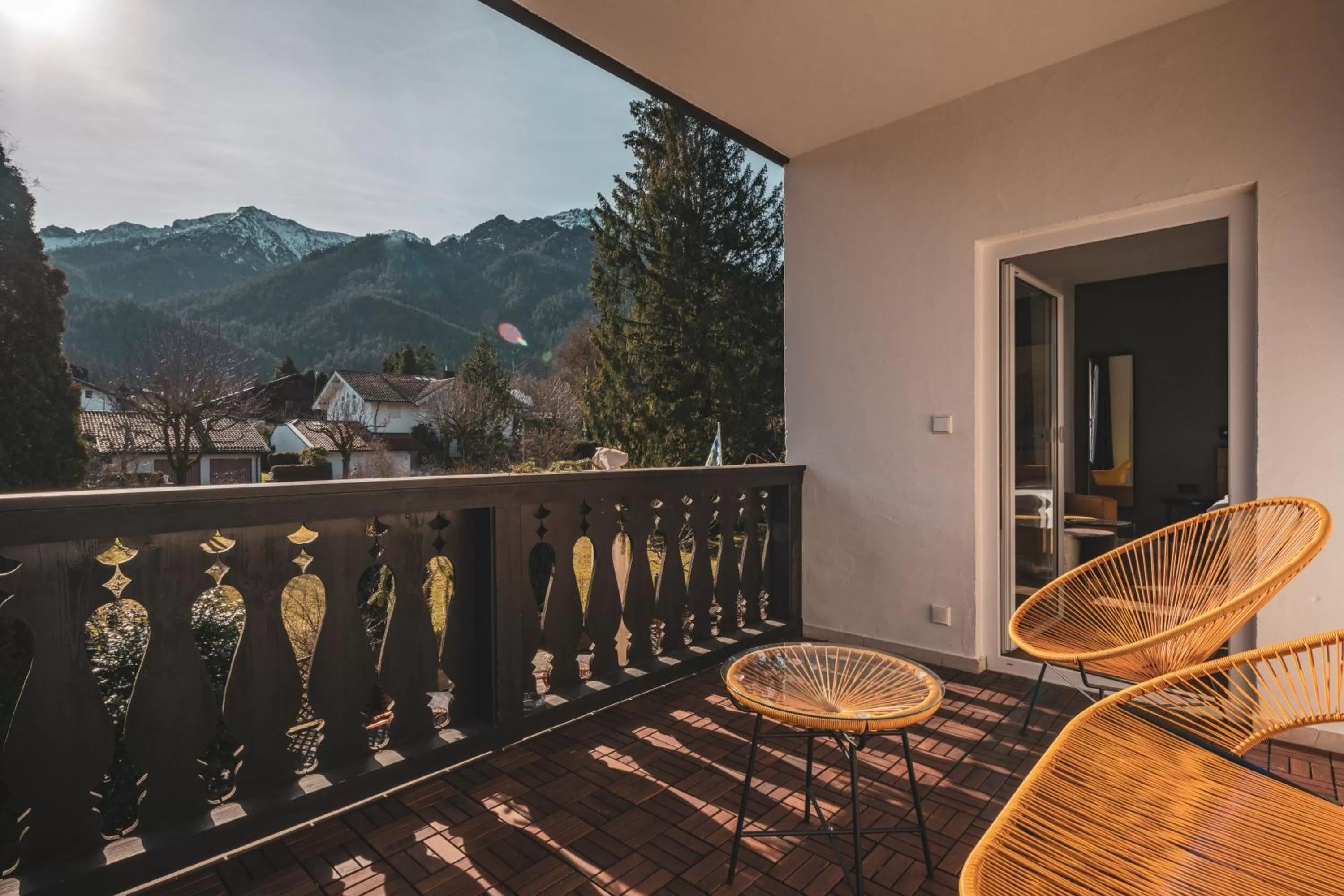 Balcony/Terrace in Villa Sonnenhof Boutique-Hotel