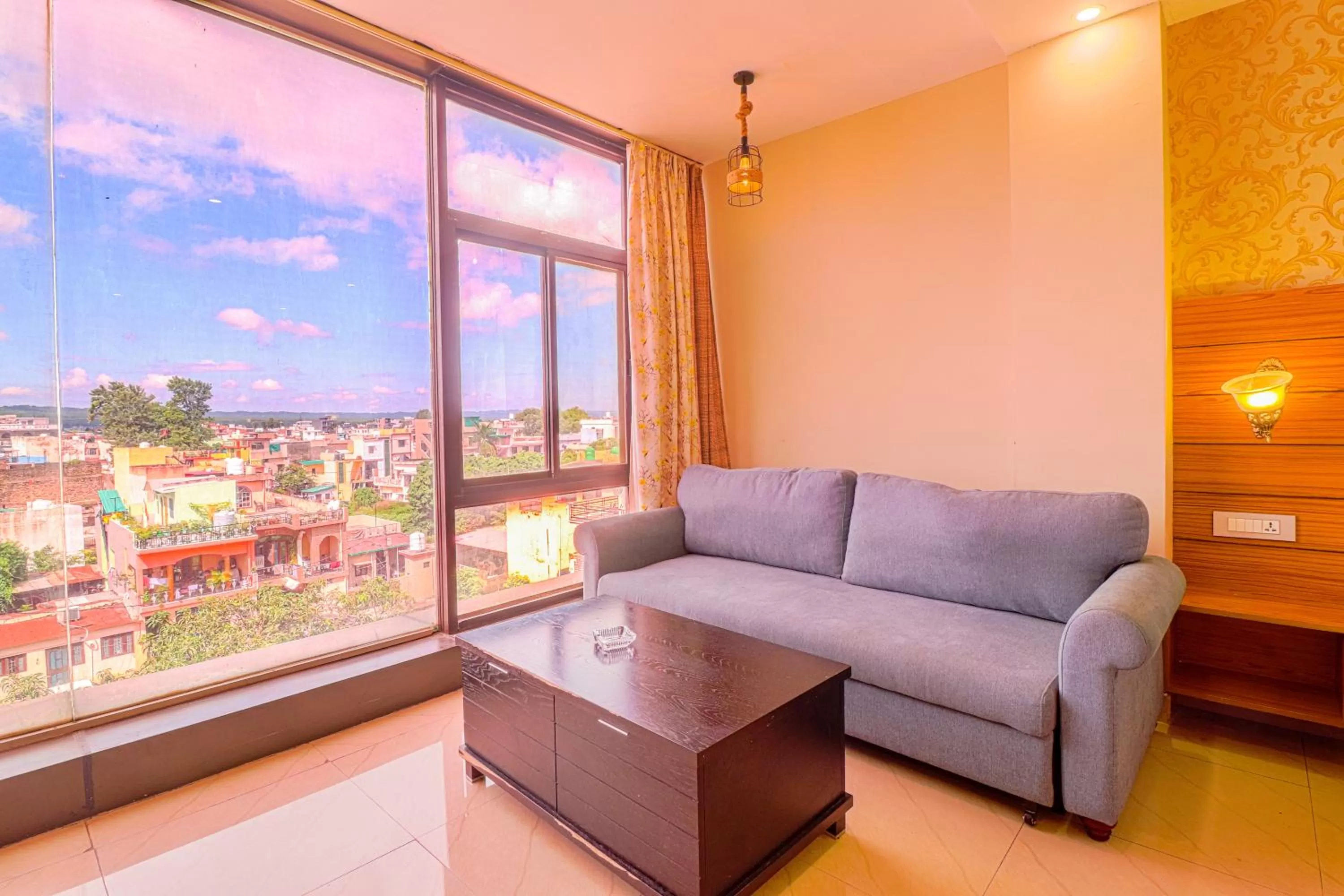 Seating area in The Glory Hotel