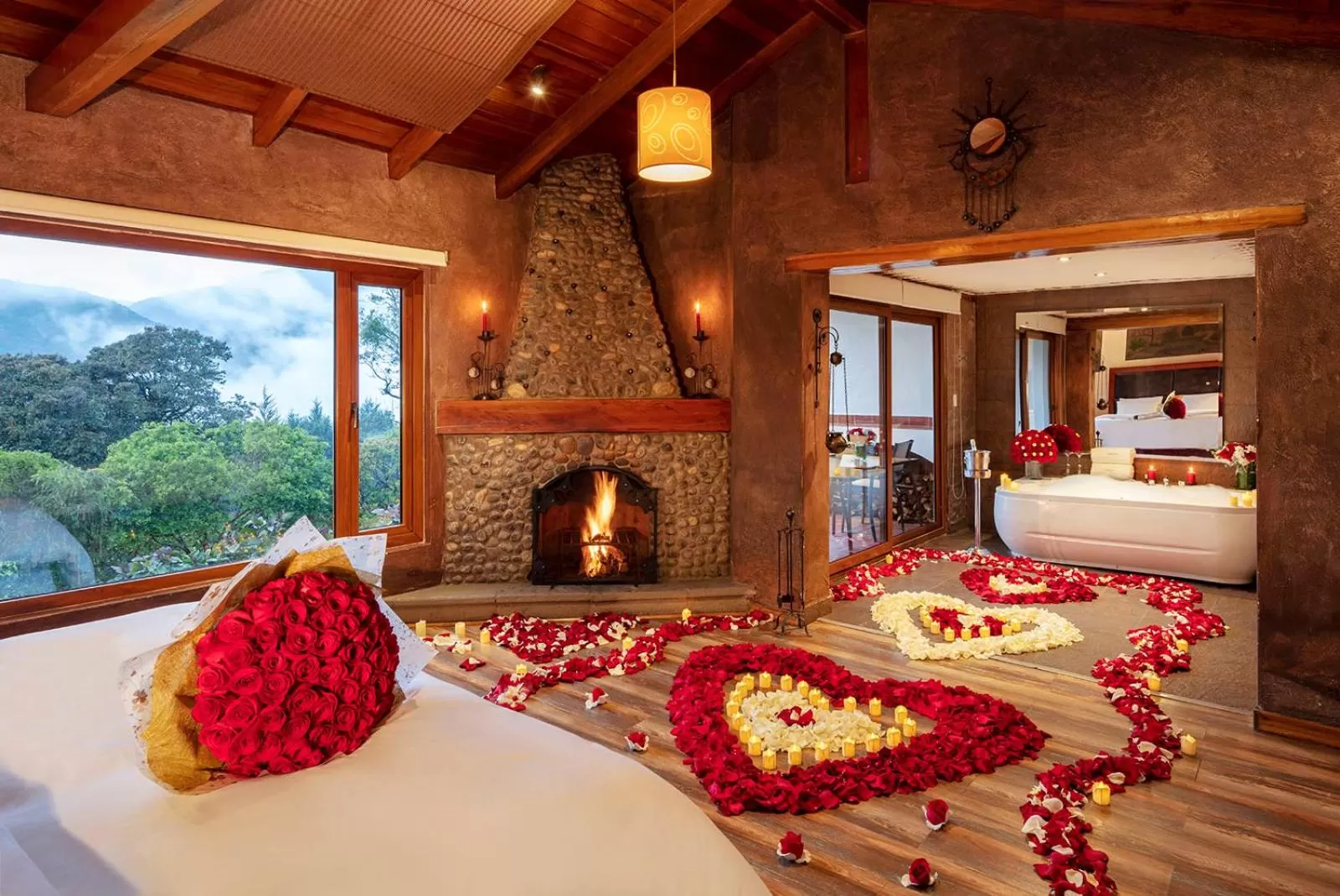 Decorative detail in Luna Volcán, Adventure SPA - formerly Luna Runtún