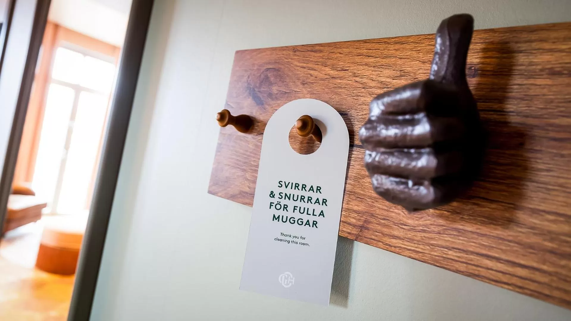 Logo/Certificate/Sign in Liseberg Grand Curiosa Hotel