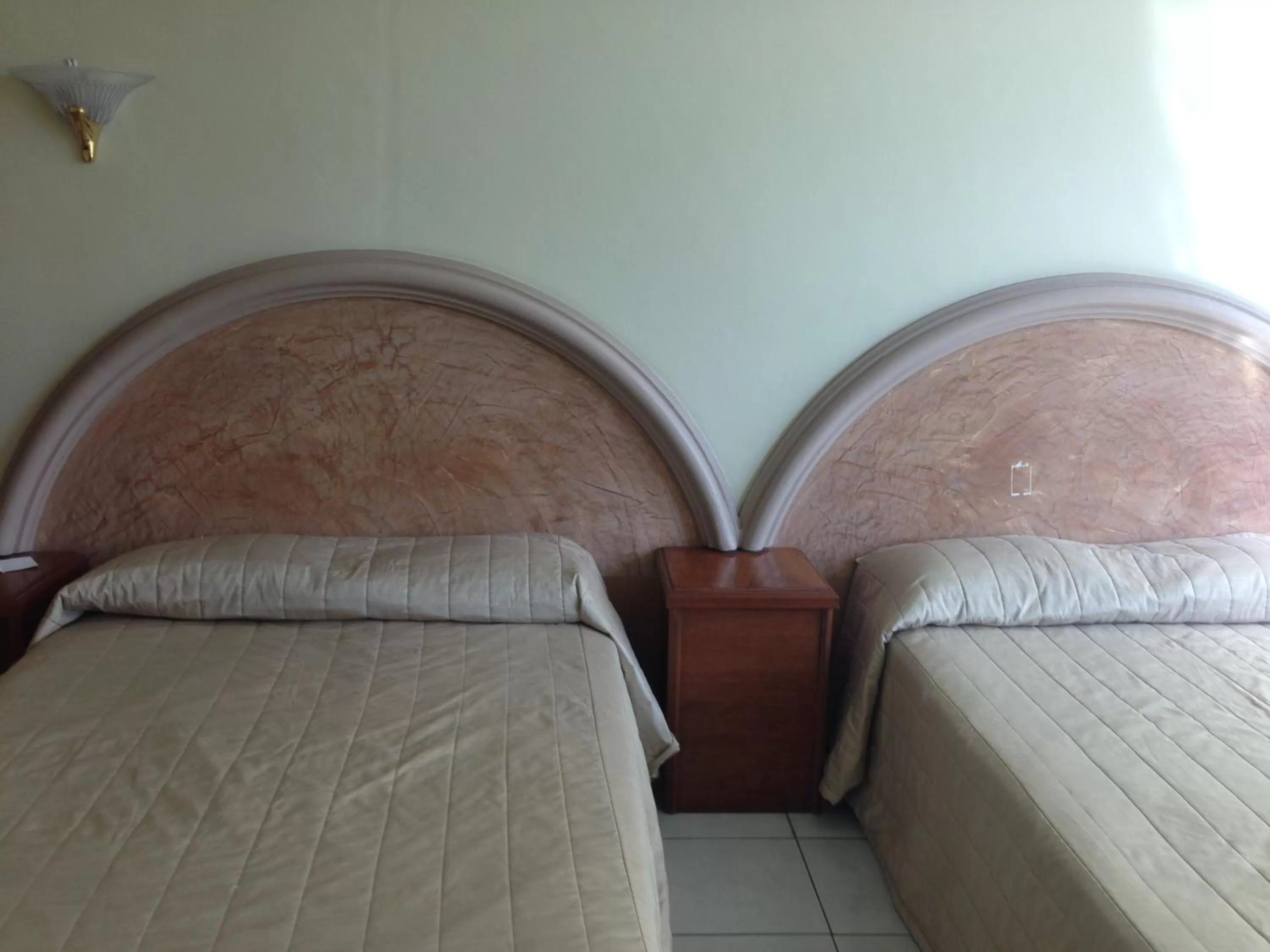 Bed in Hotel Plaza Sahuayo