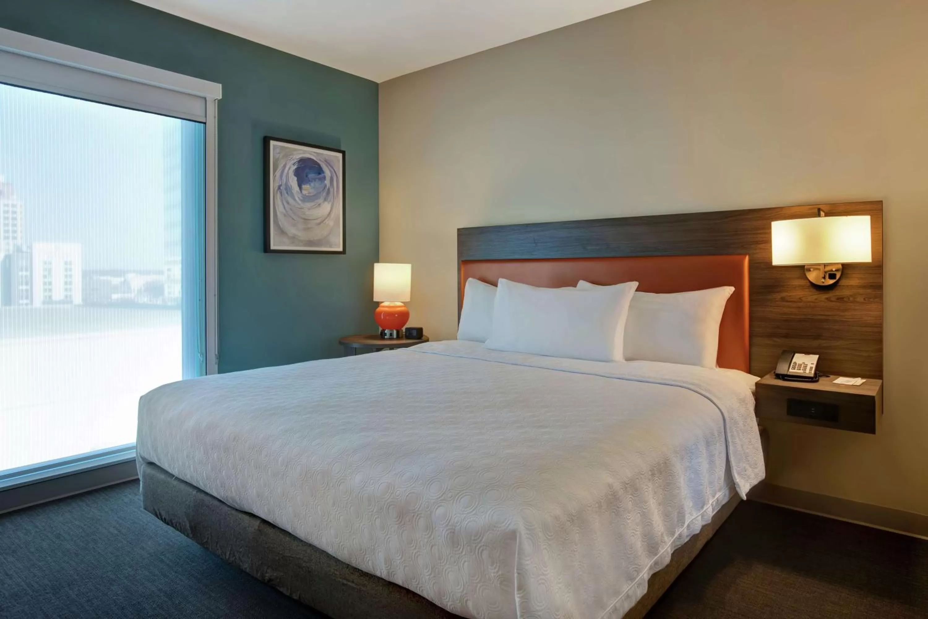 Bed in Home2 Suites By Hilton Charlotte Uptown
