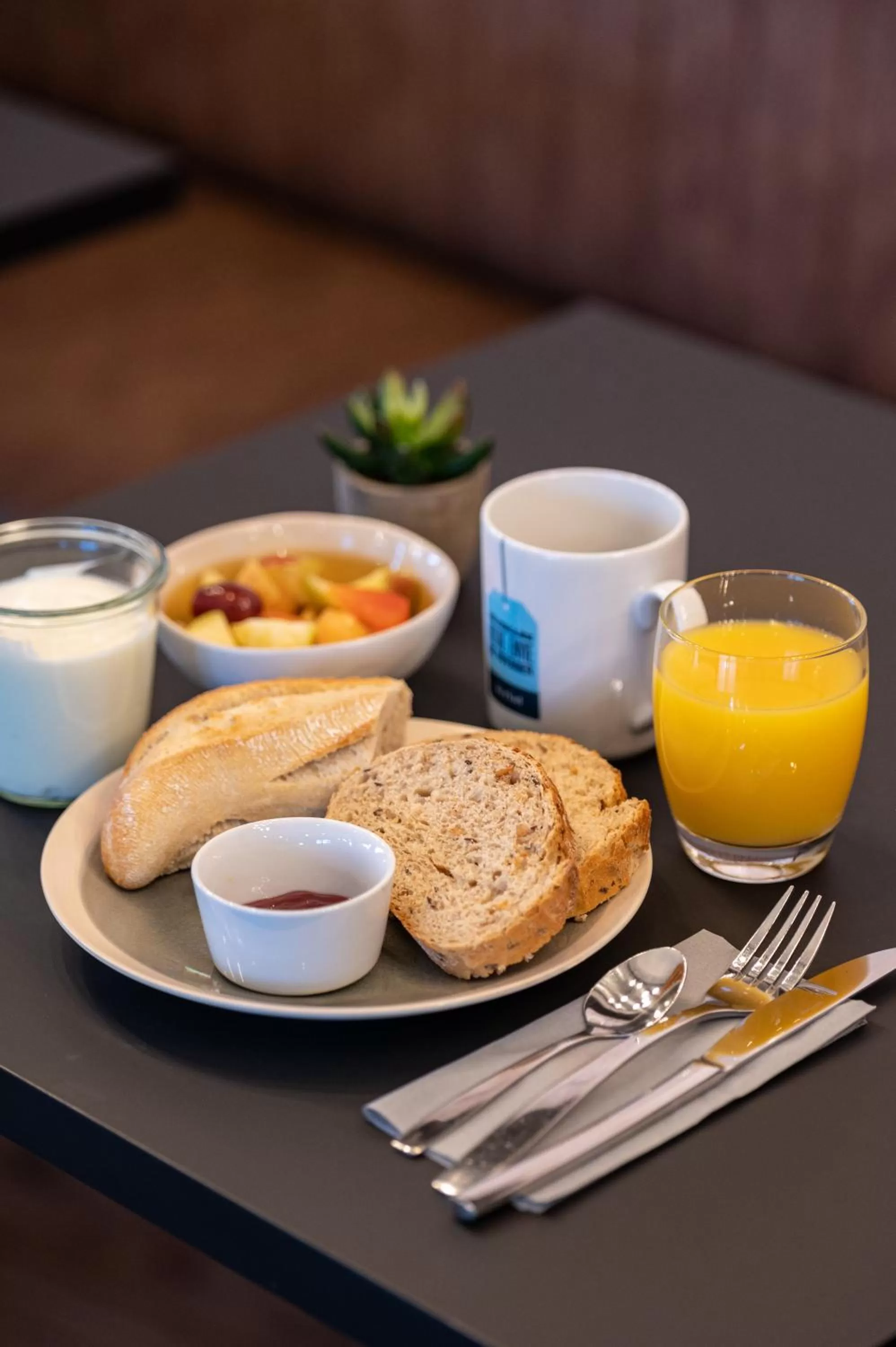 Breakfast in Kyriad Hotel Laval