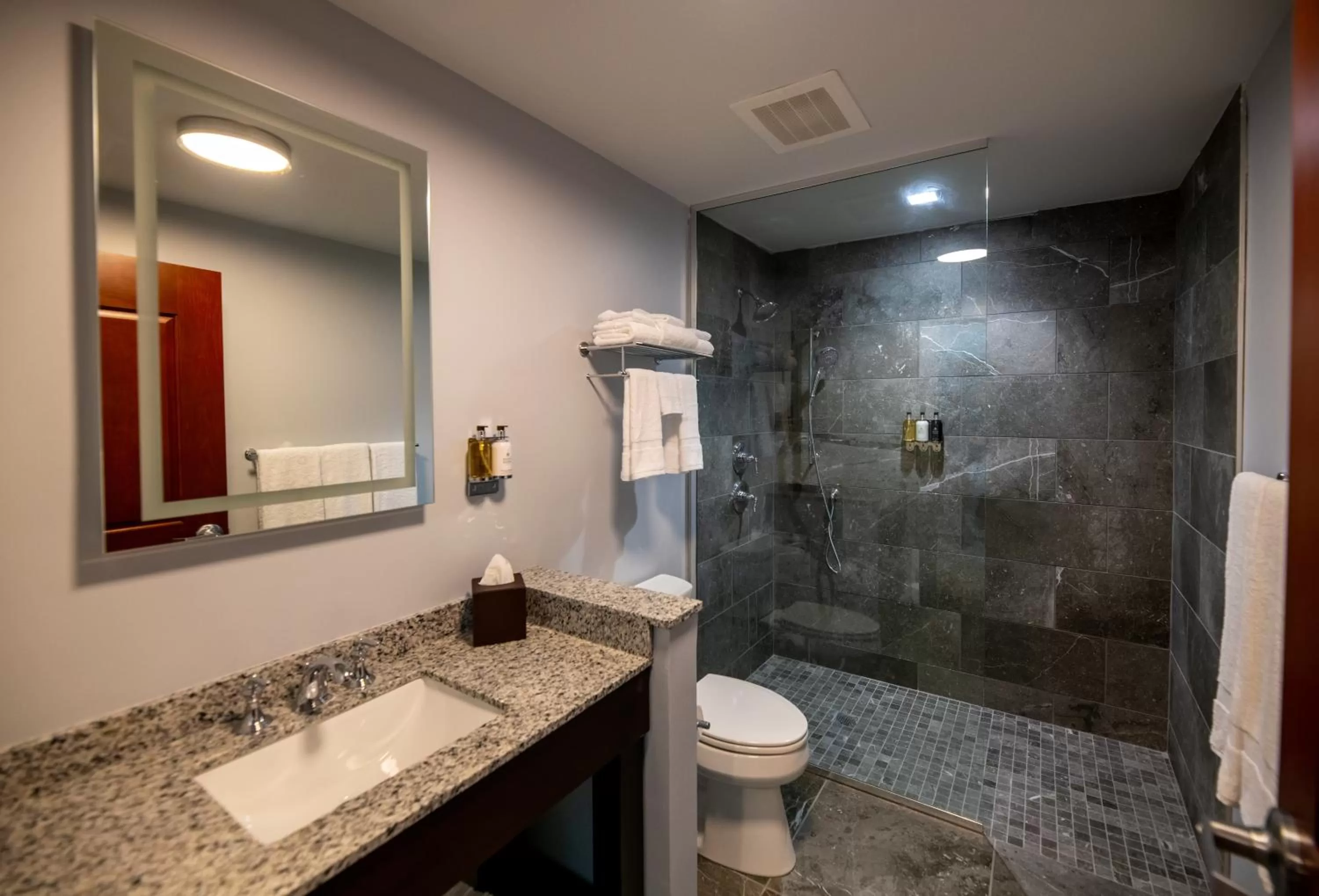 Bathroom in Oaks on the River