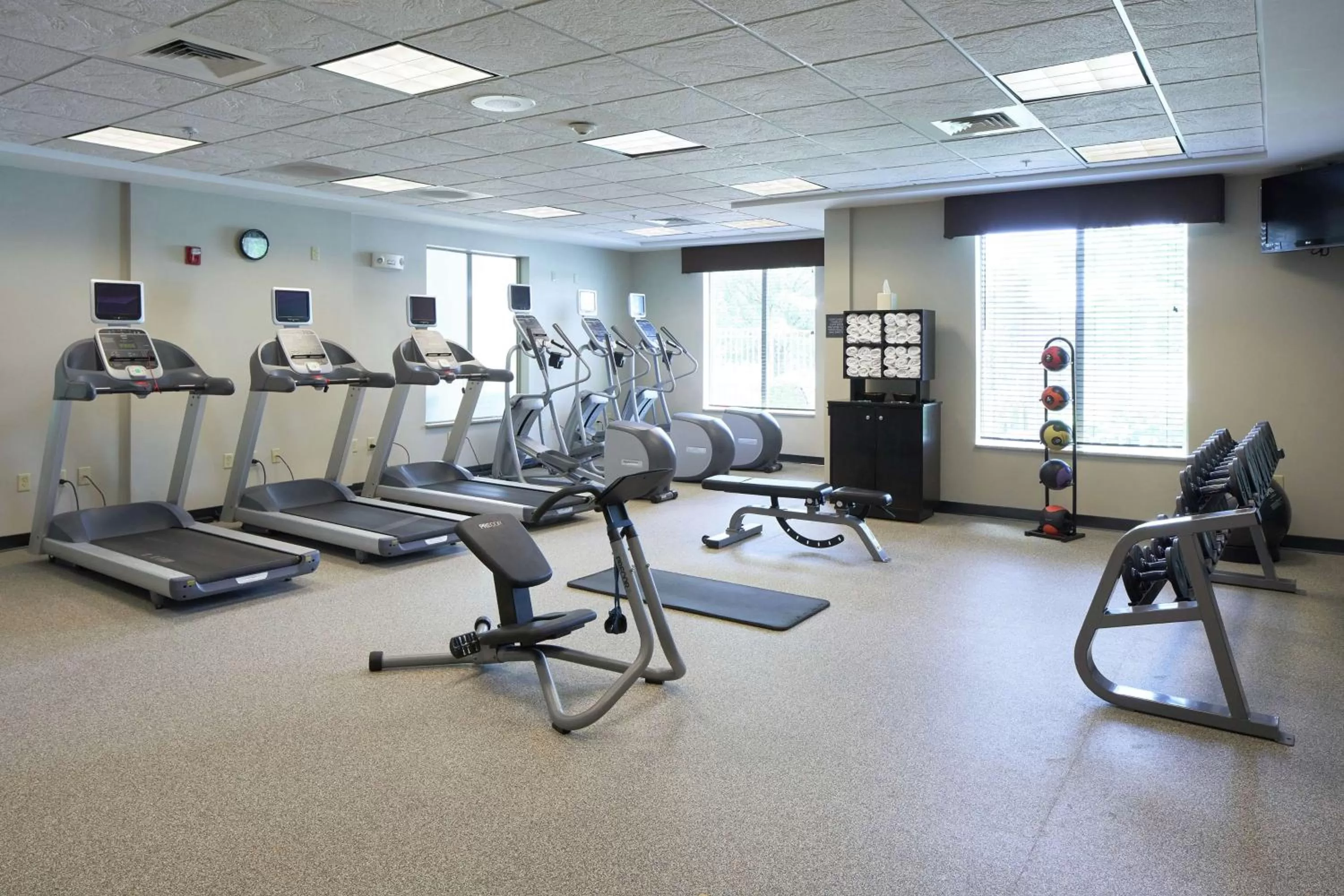 Fitness centre/facilities in Hilton Garden Inn Evansville
