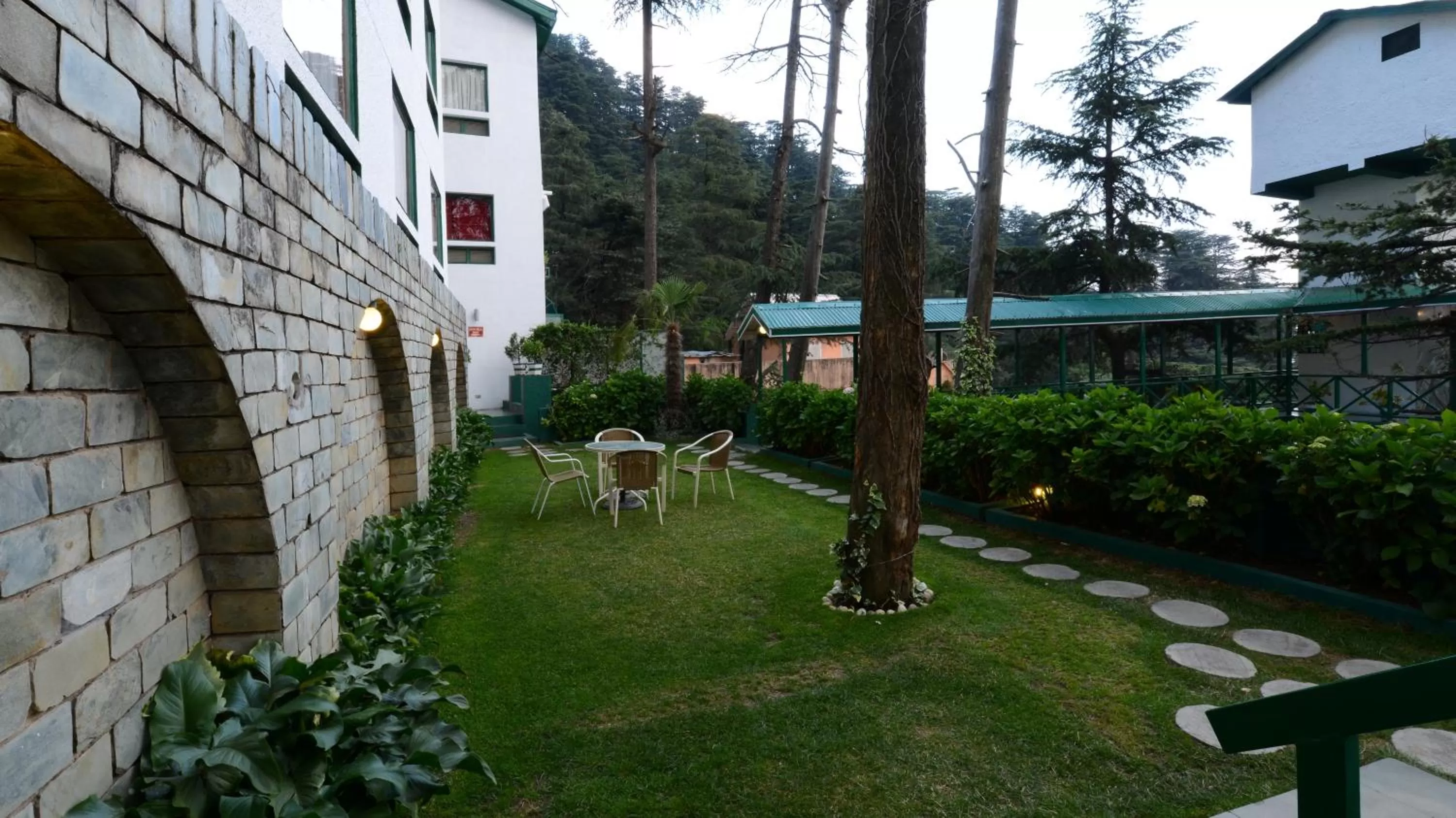Garden in Honeymoon Inn Shimla