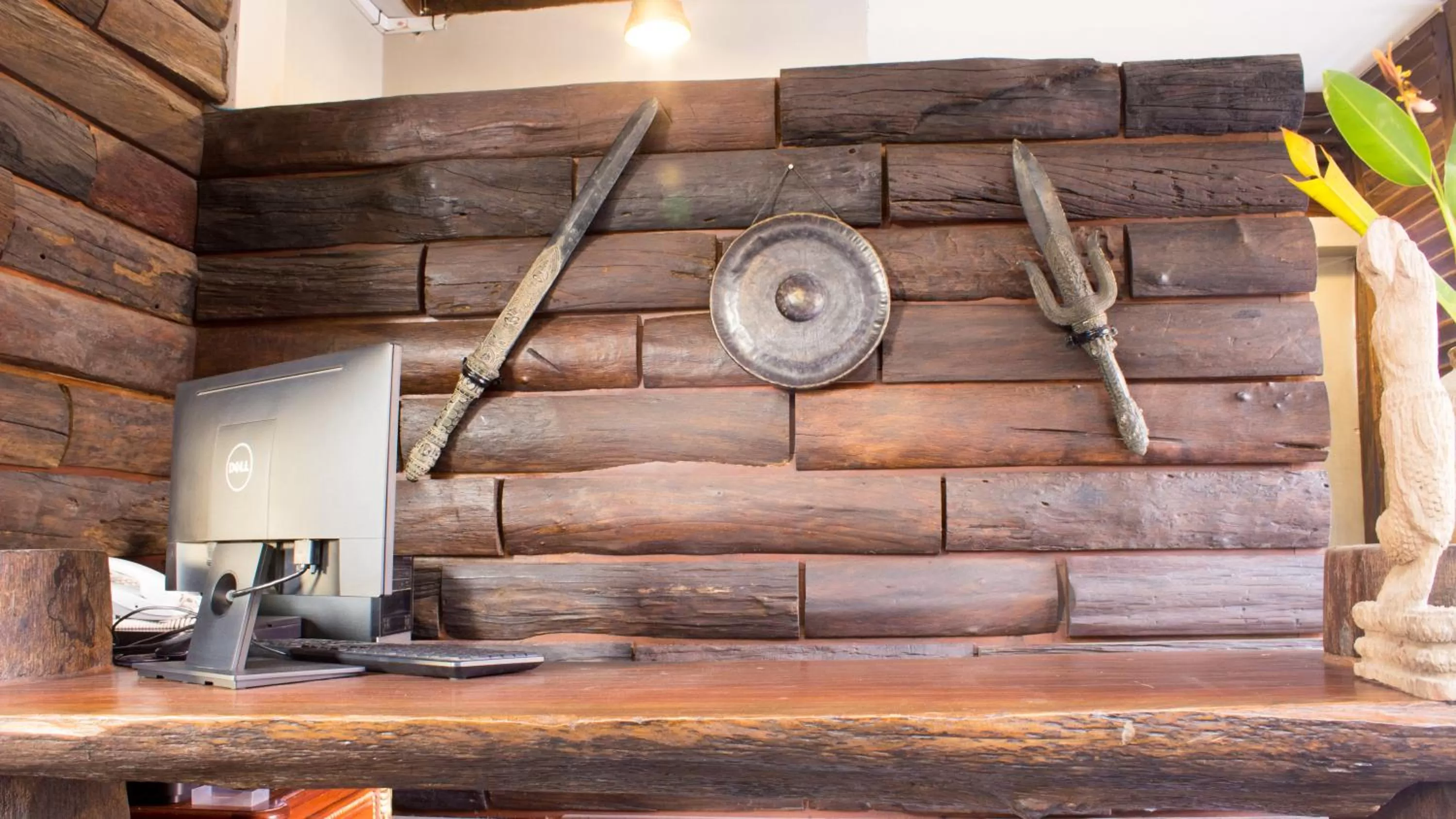 Decorative detail in Java Wooden Villa & Residence