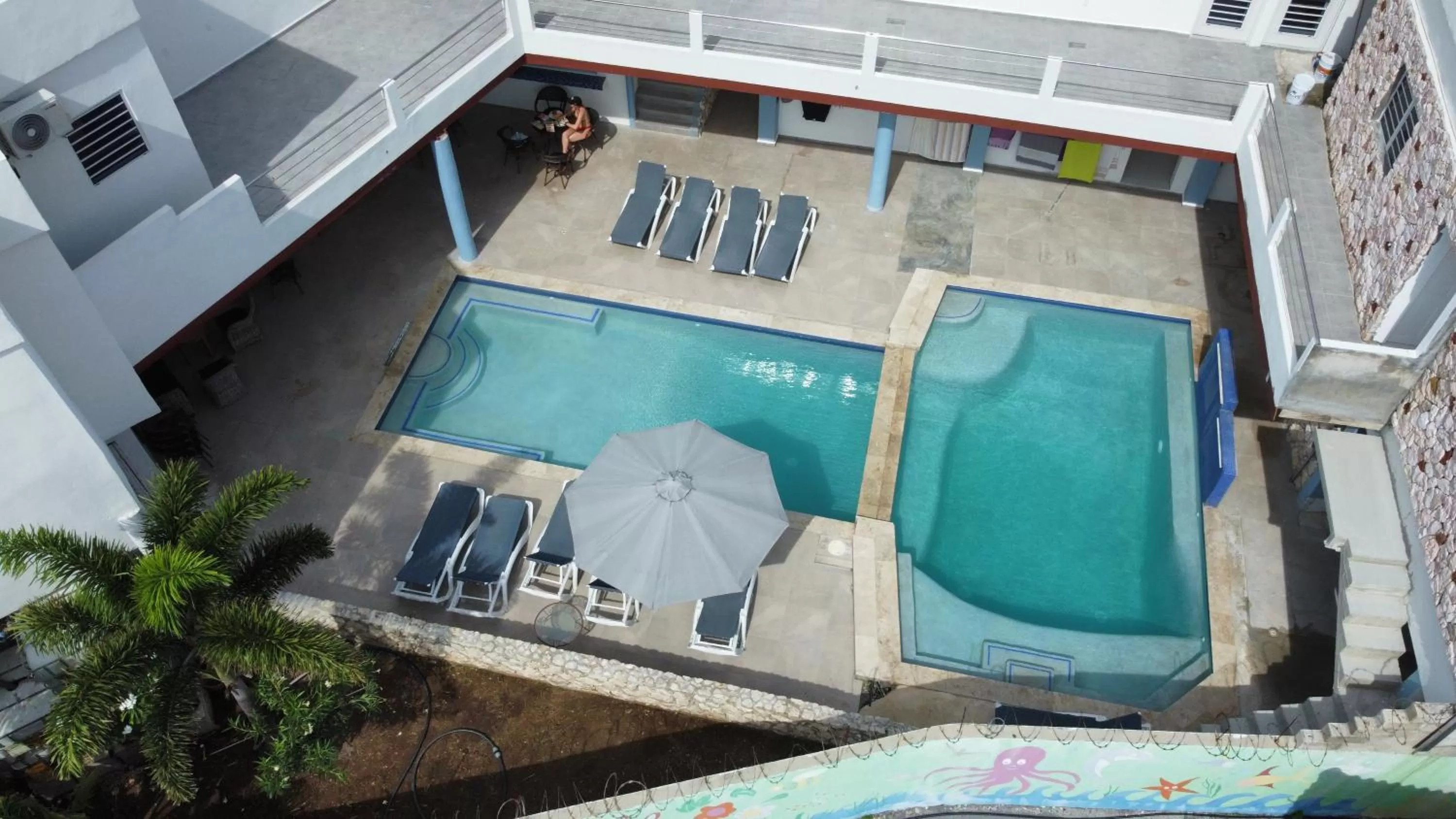 Swimming pool in Boca Simon Vacation Curacao