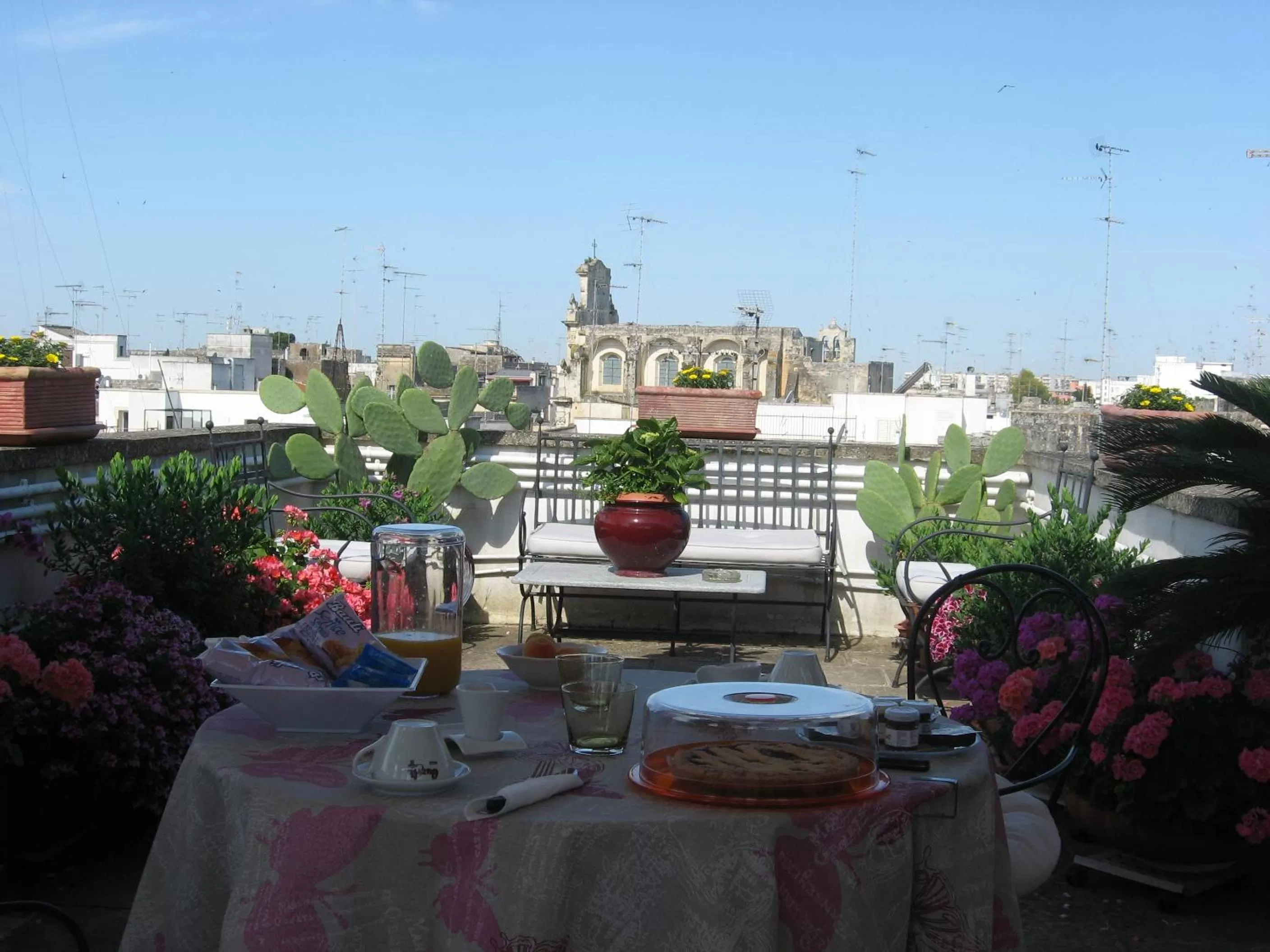 Balcony/Terrace in B&B Corte Barocca