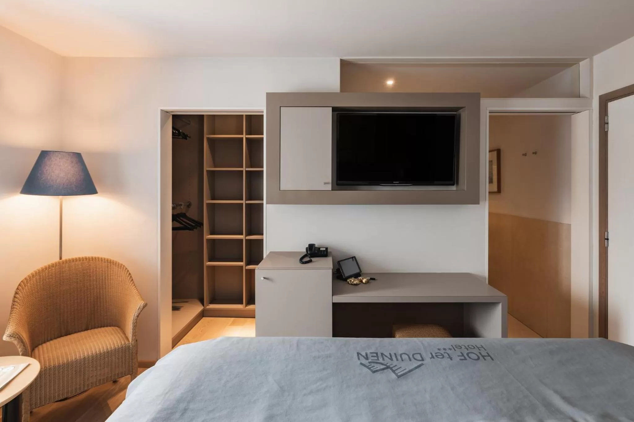 TV/Entertainment Center in Boutique Hotel 'Hof ter Duinen'