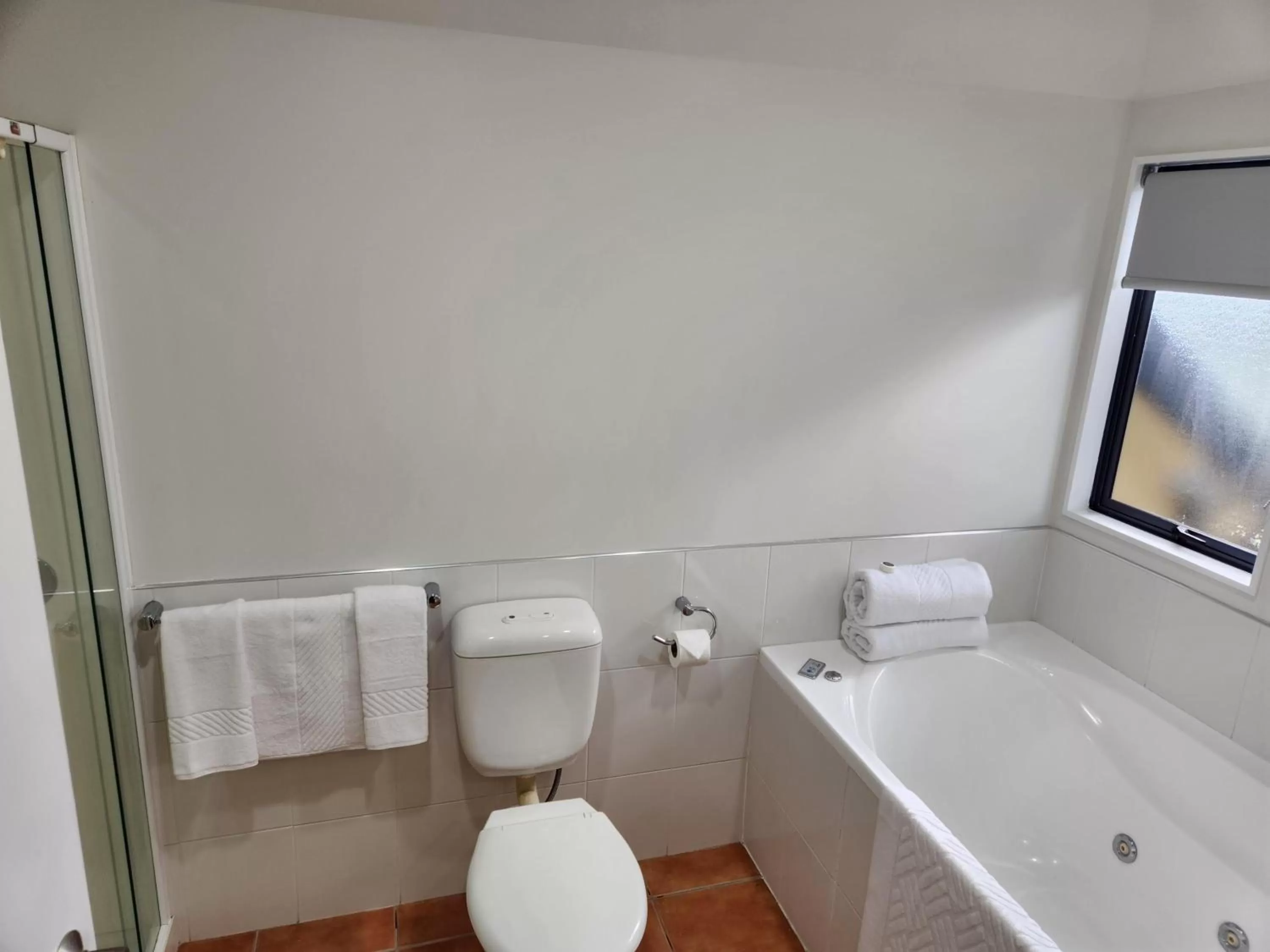 Shower in Botany Palms Motel