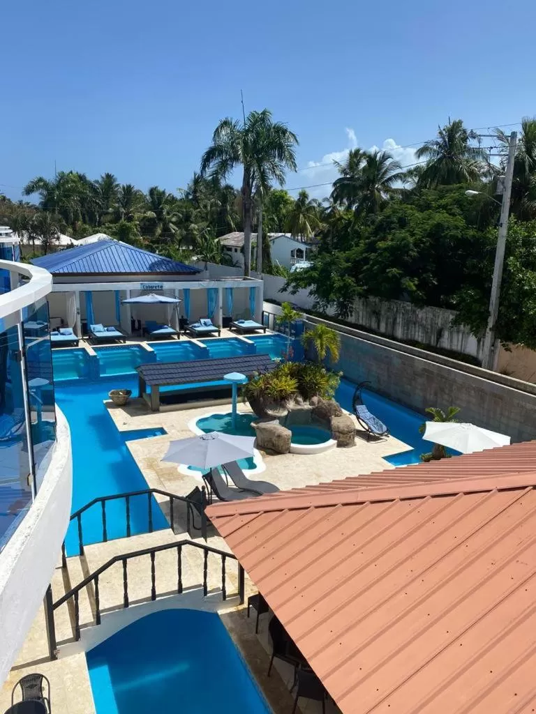 Pool view in El Cabarete Spa Resort all-Inclusive