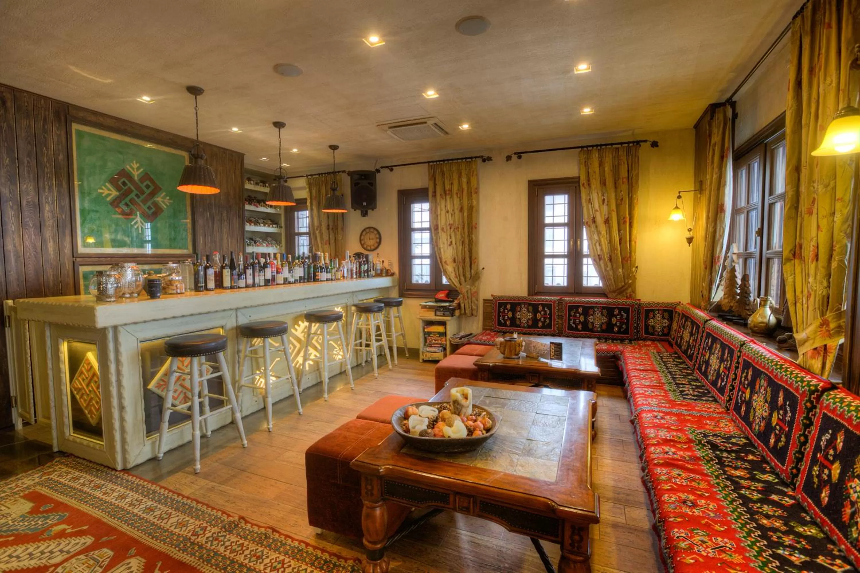 Lounge or bar in AROMA DRYOS SPA & ECO Hotel