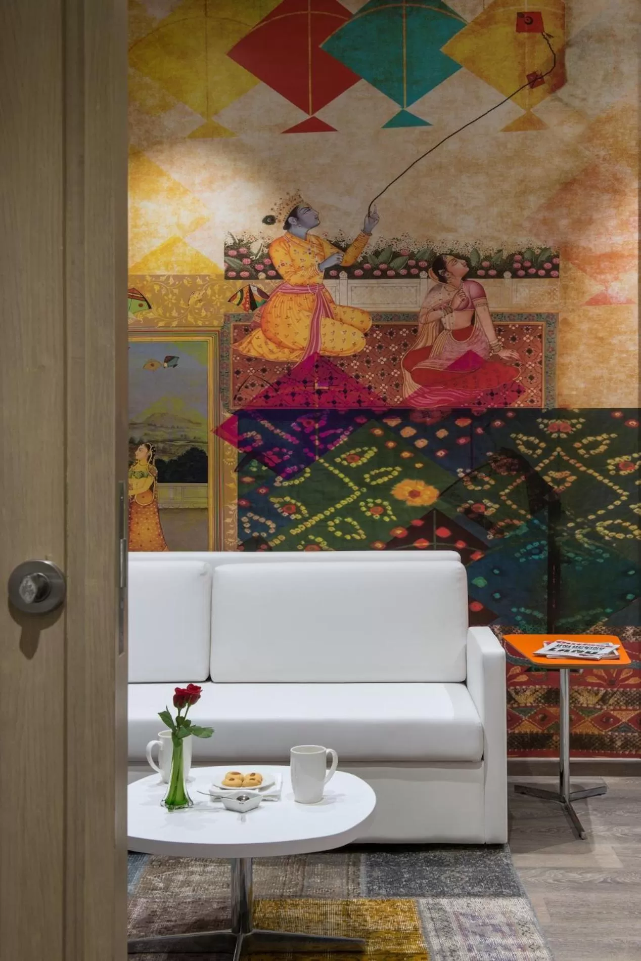 Decorative detail in Eastin Residences Vadodara