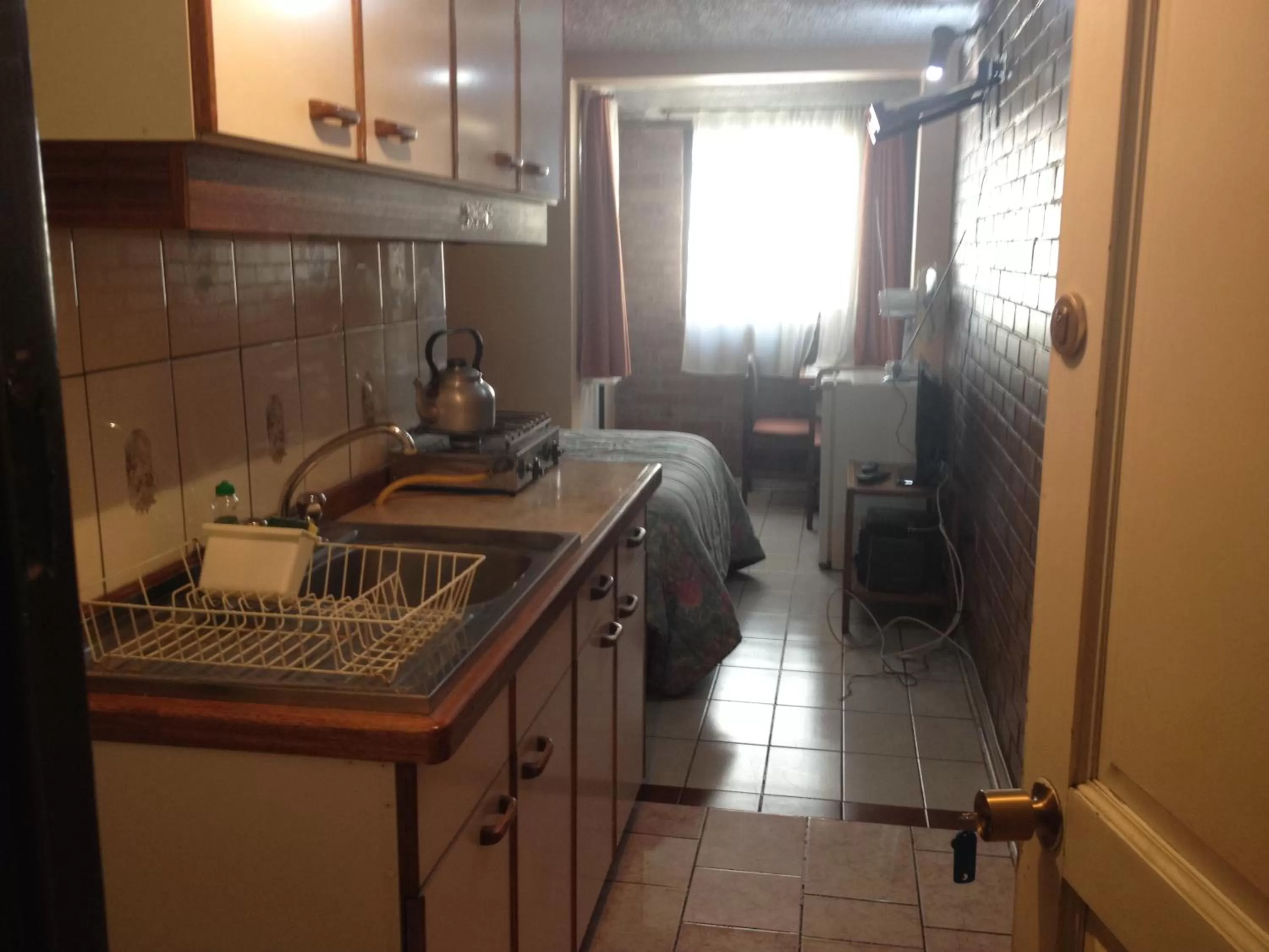 Kitchen or kitchenette in Aparthotel San Francisco