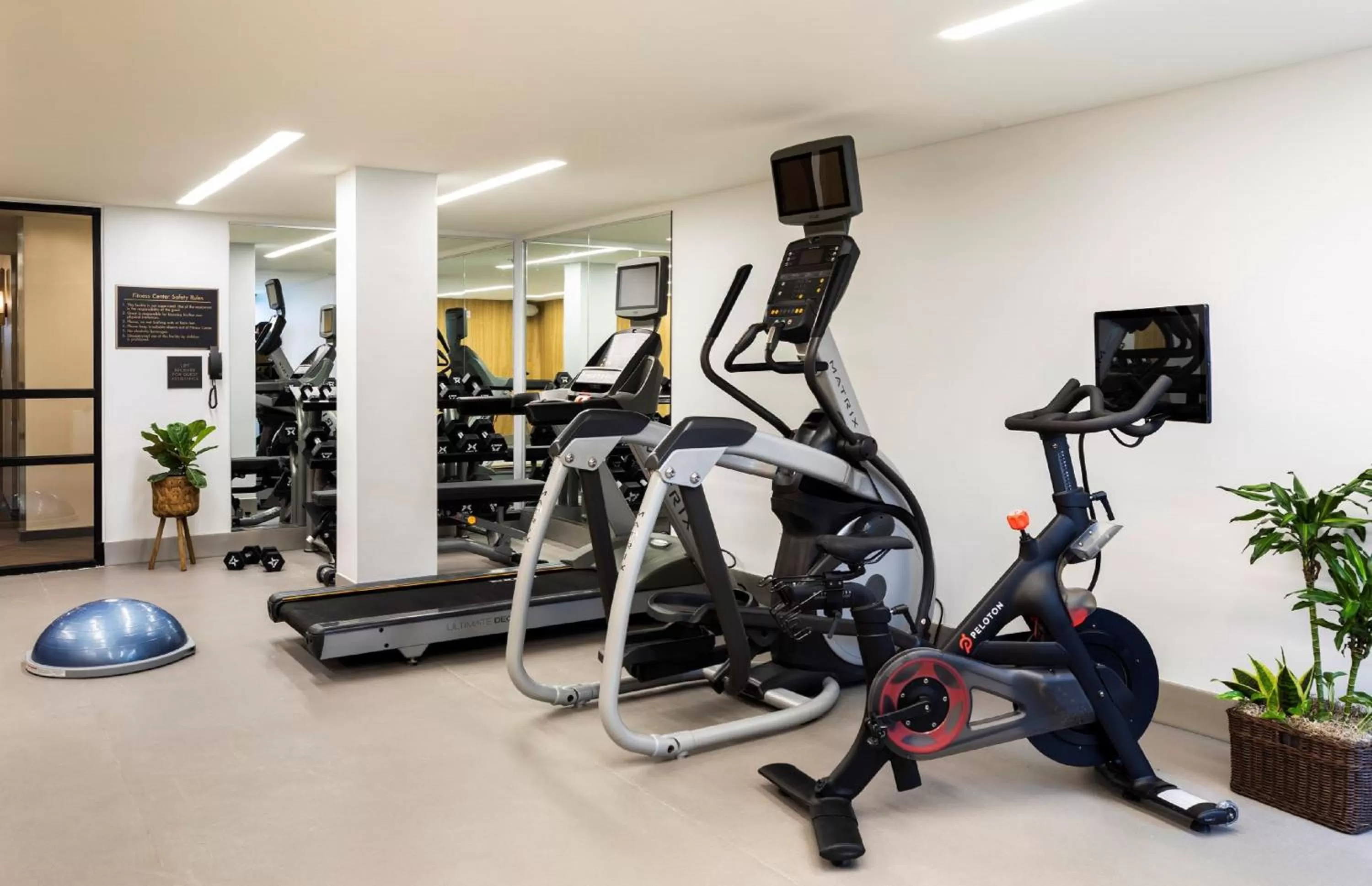 Fitness centre/facilities in Hotel Madera