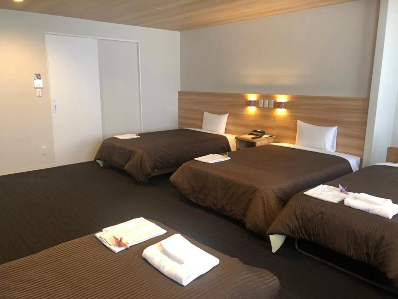 Bed in Izumisano Center Hotel Kansai International Airport