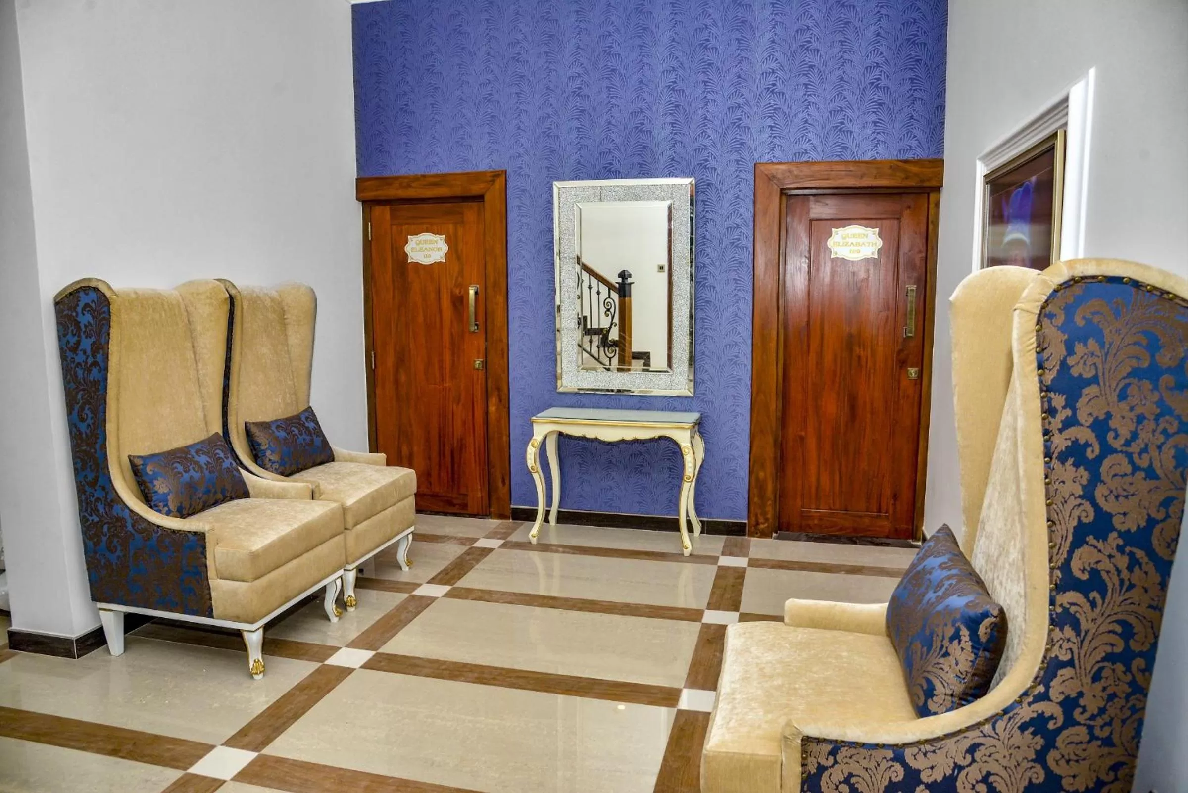 Seating area in Negombo New Queen's Palace