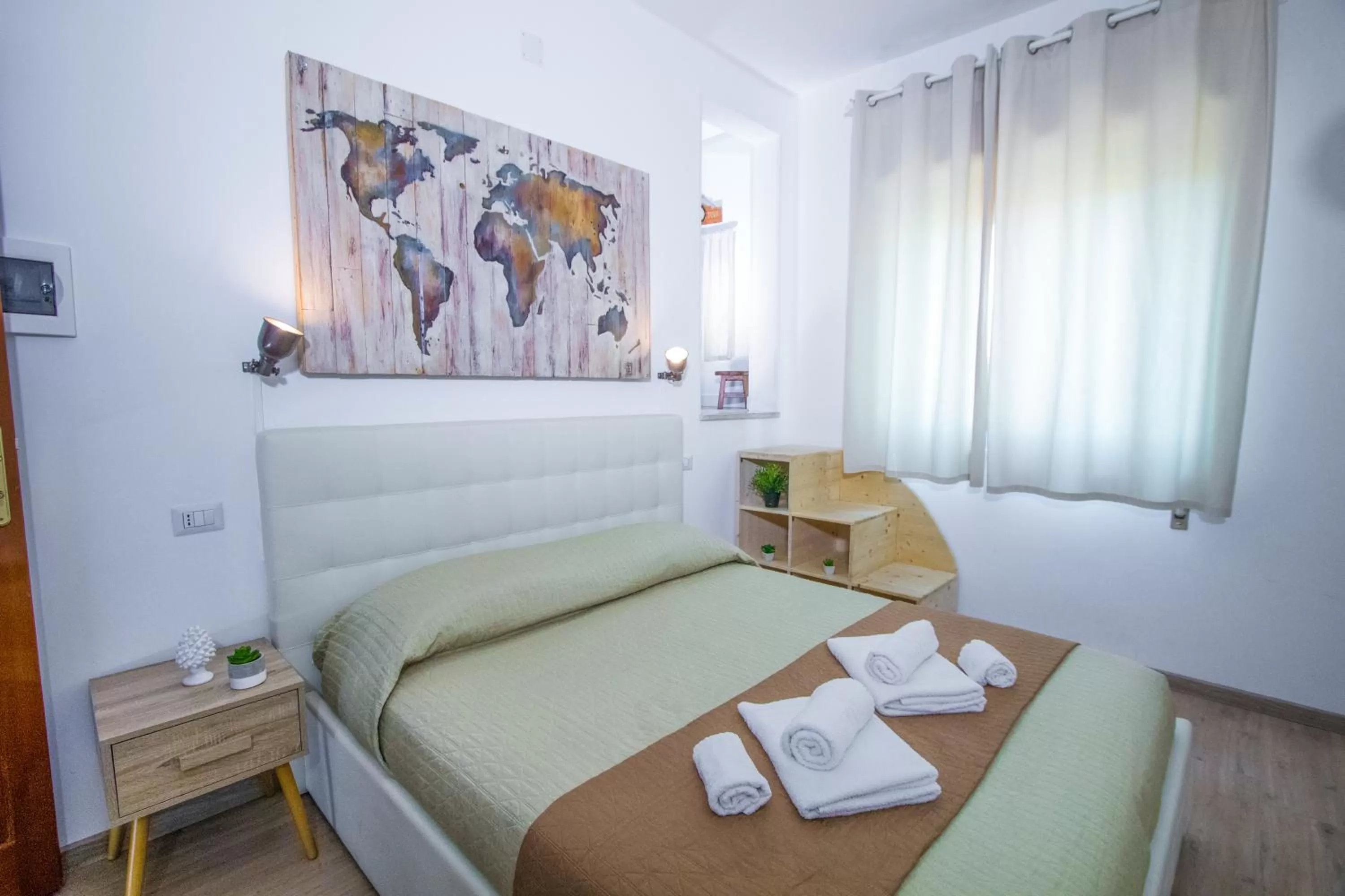 Bed in Pantanello Rooms Avola