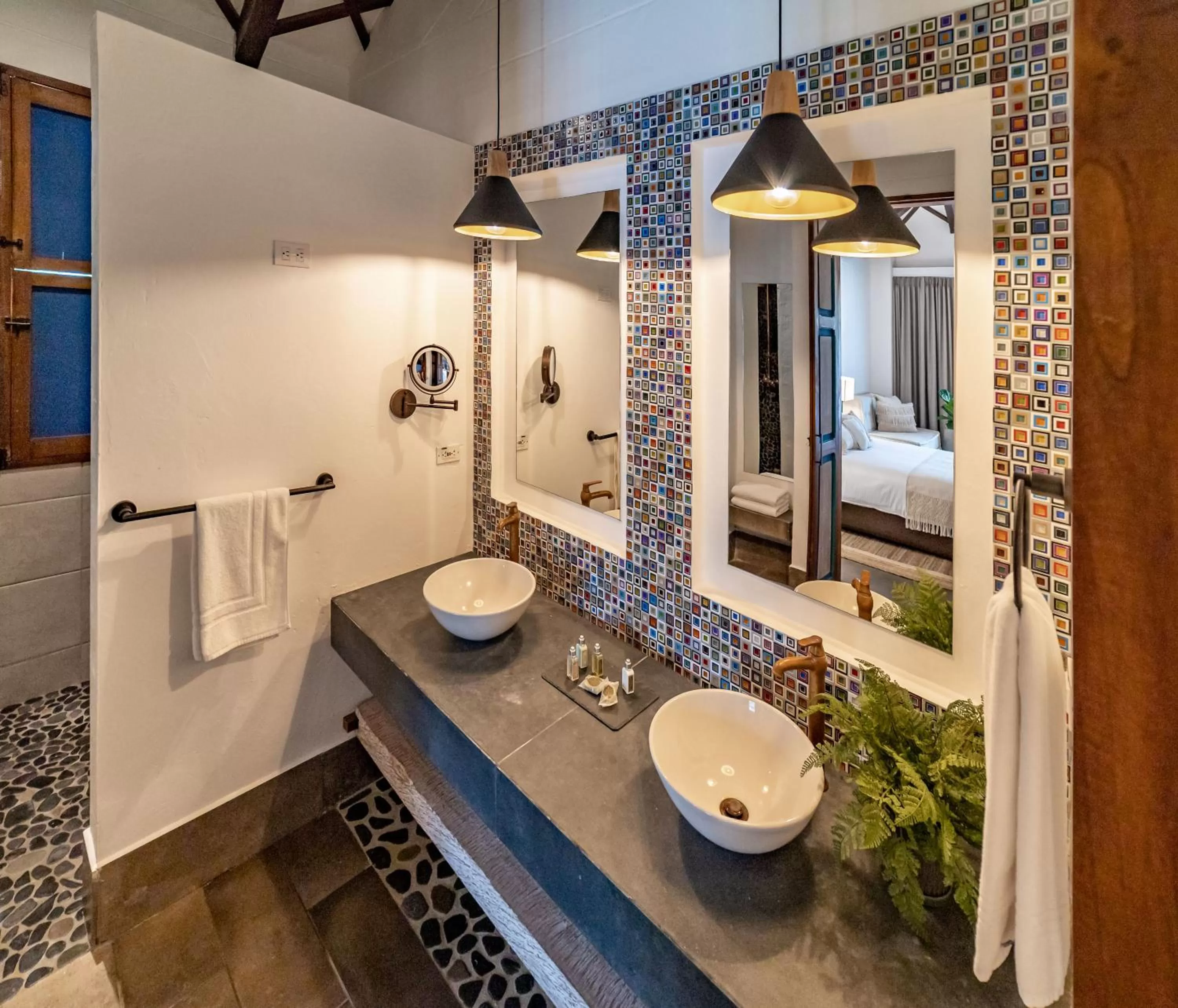 Bathroom in Casa Jacaranda Hotel Boutique -Cauca Viejo- Mayores de 14 años