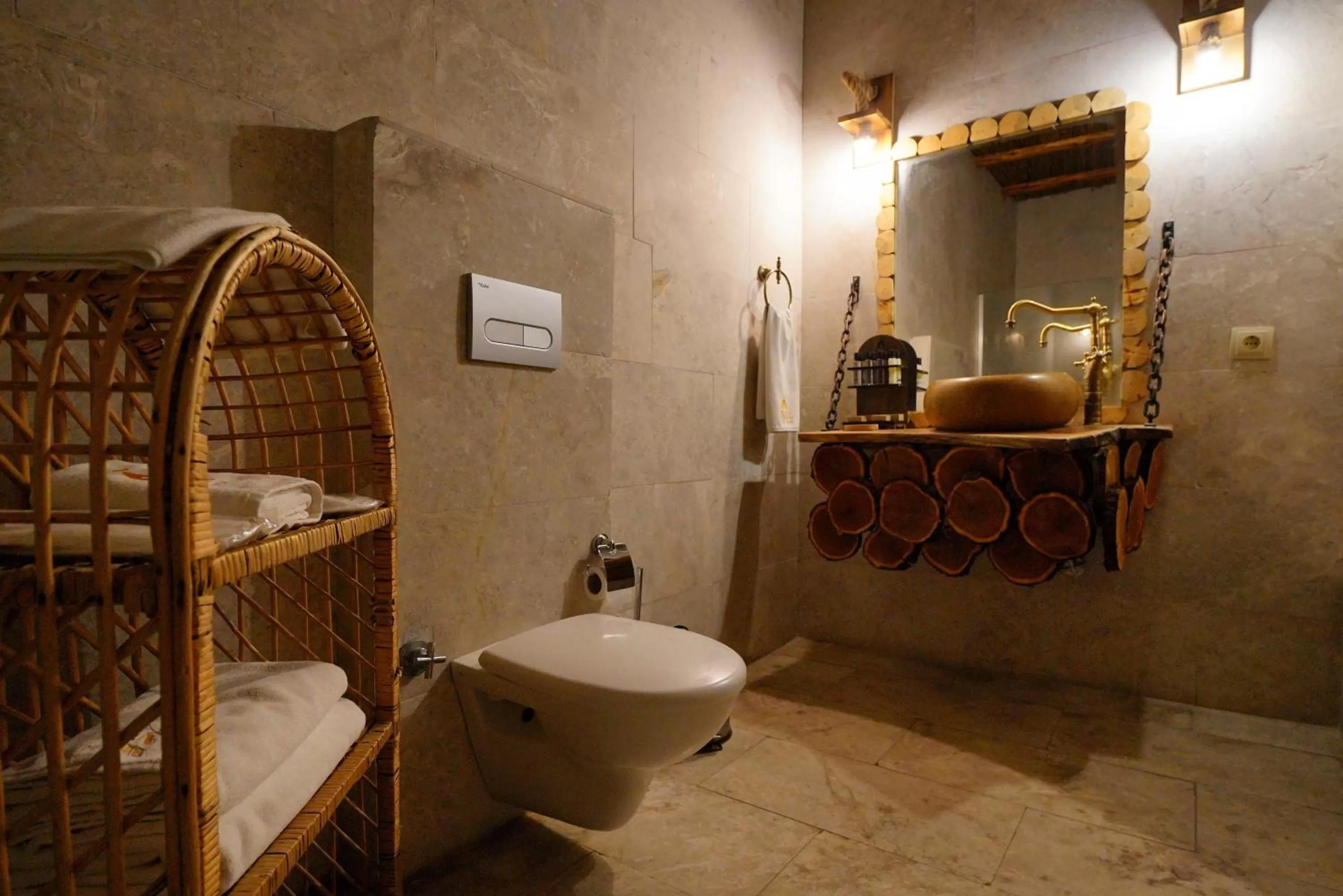 Bathroom in Cappadocia Nar Cave House & Swimming Pool