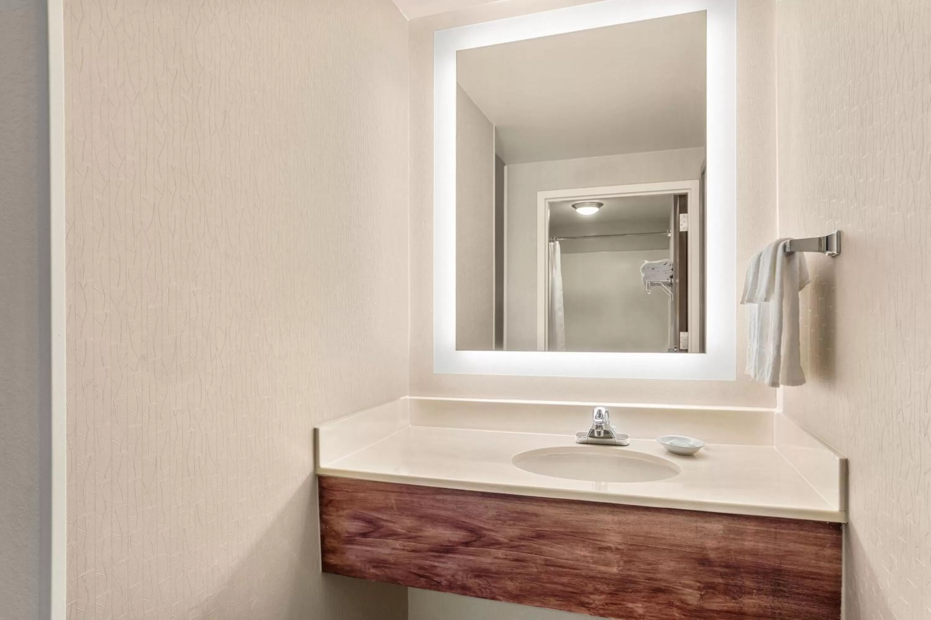 Bathroom in SpringHill Suites Boston Andover