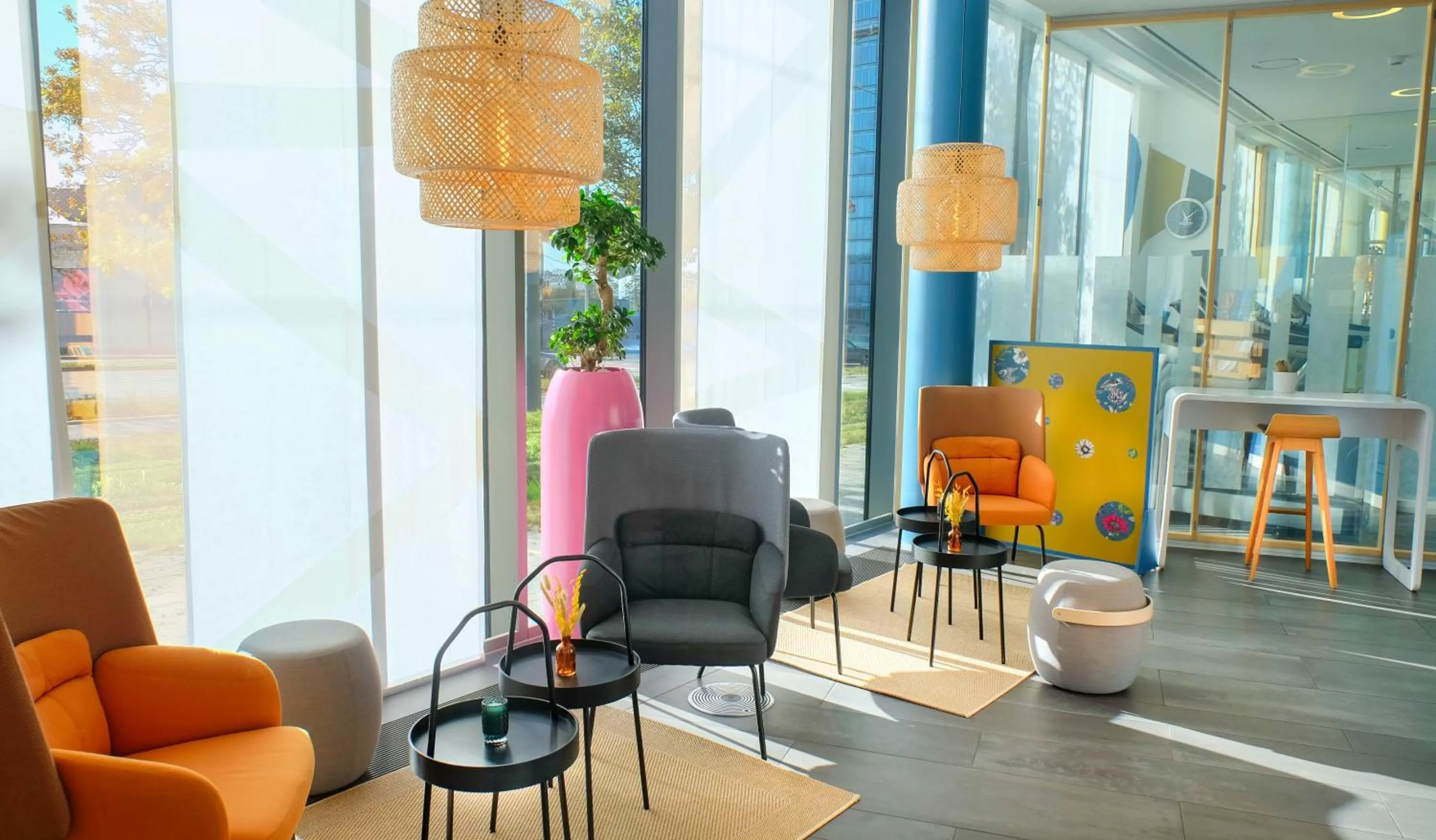 Lobby or reception in Novotel Suites Luxembourg