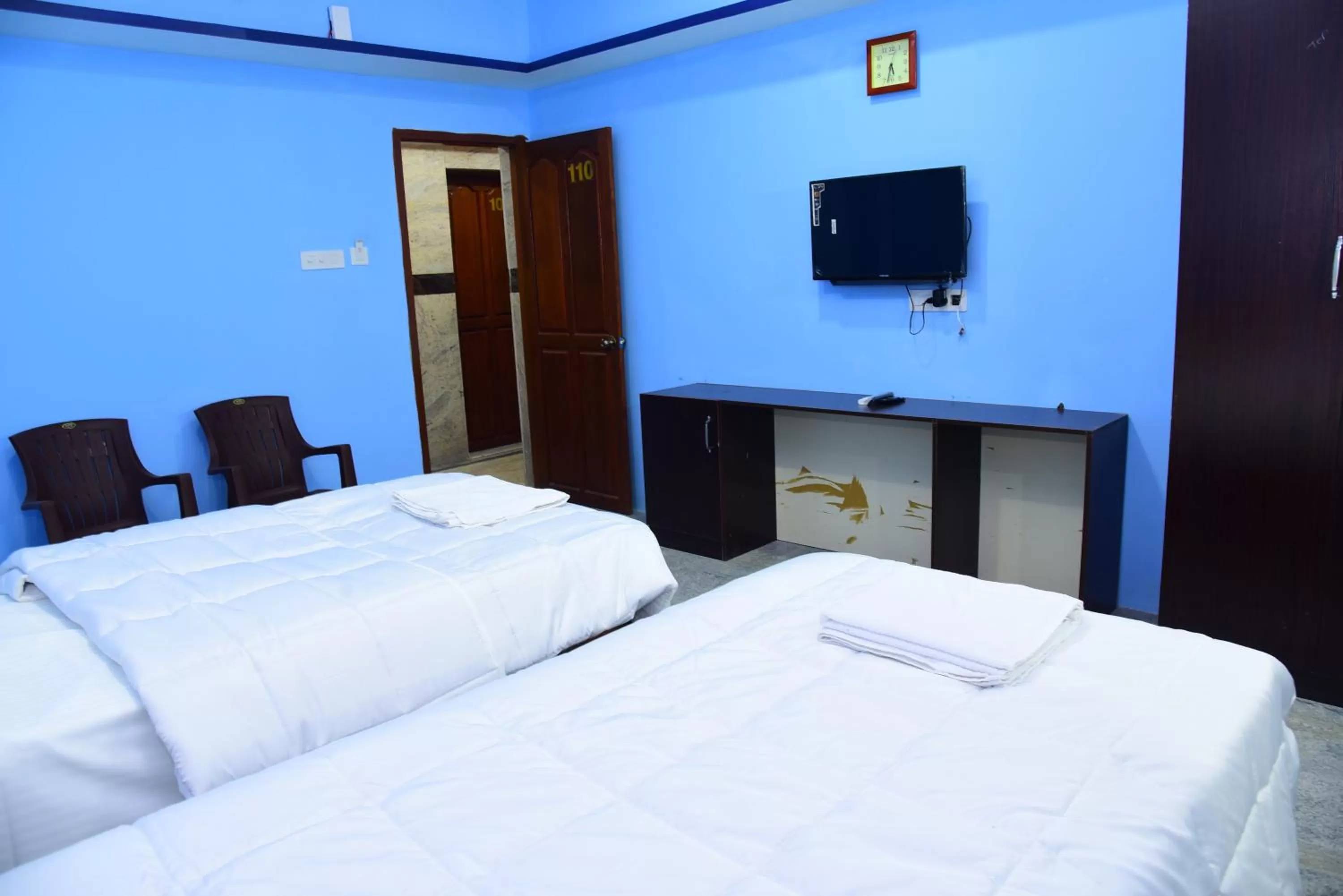 Property building, Bed in Thangam Residency
