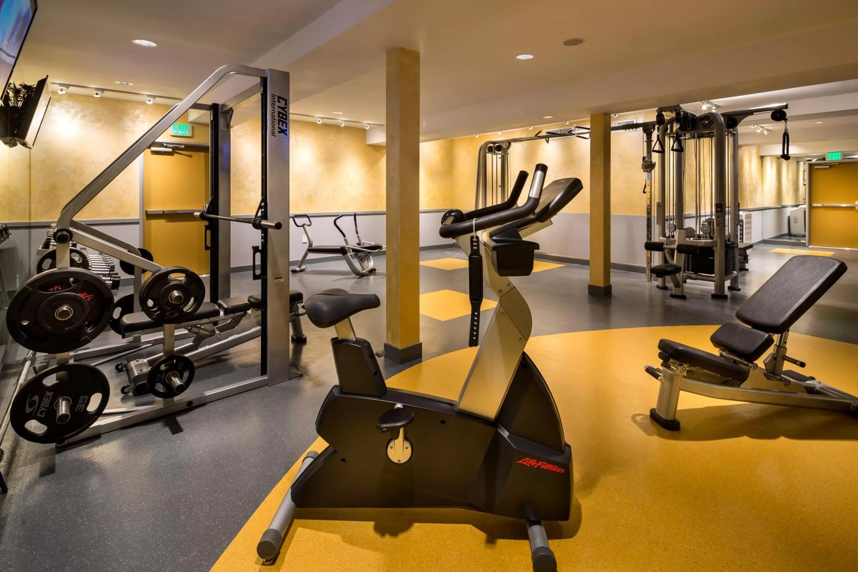Fitness centre/facilities in Hotel Aventura