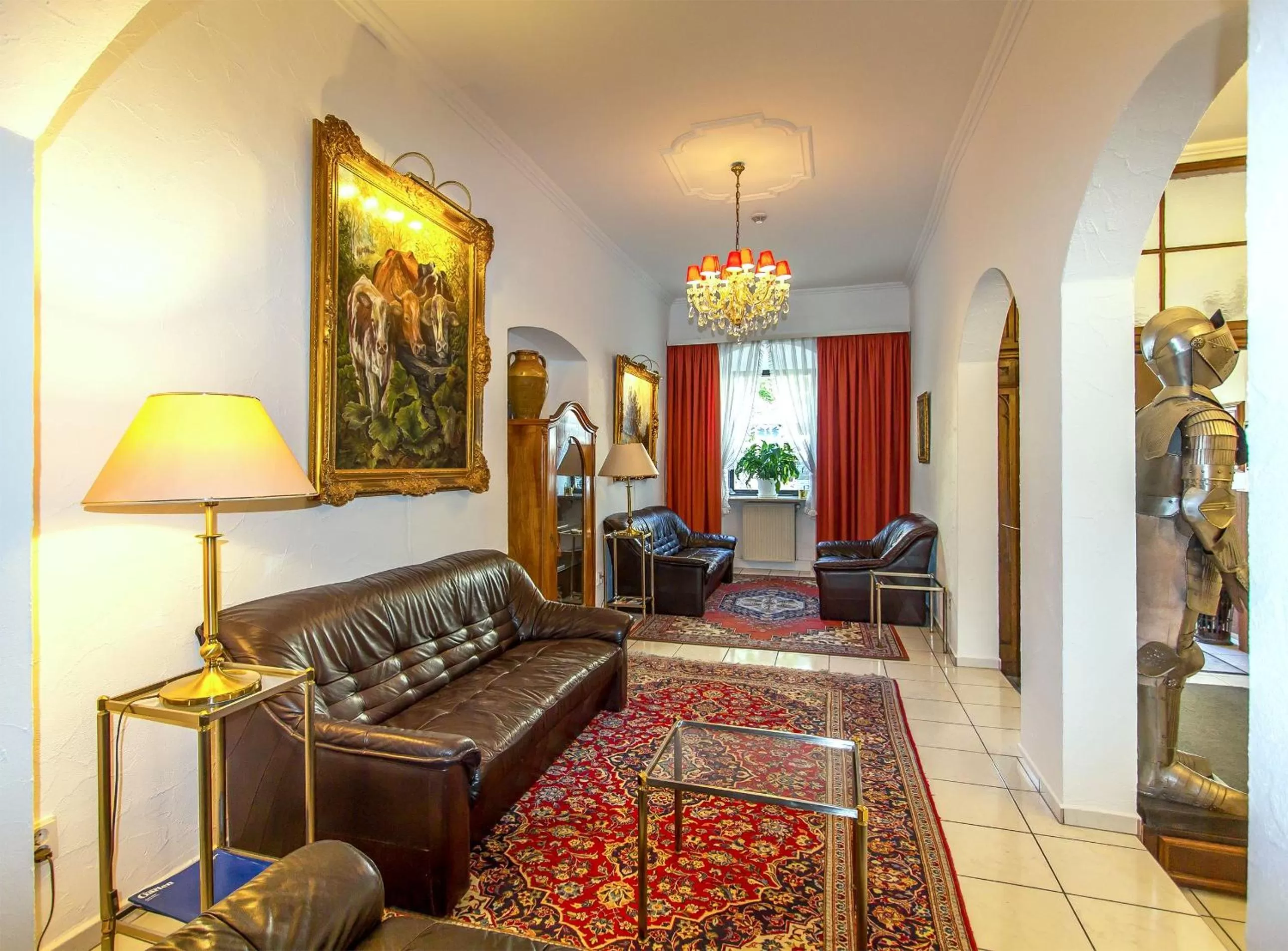 Lobby or reception in Hotel Adler