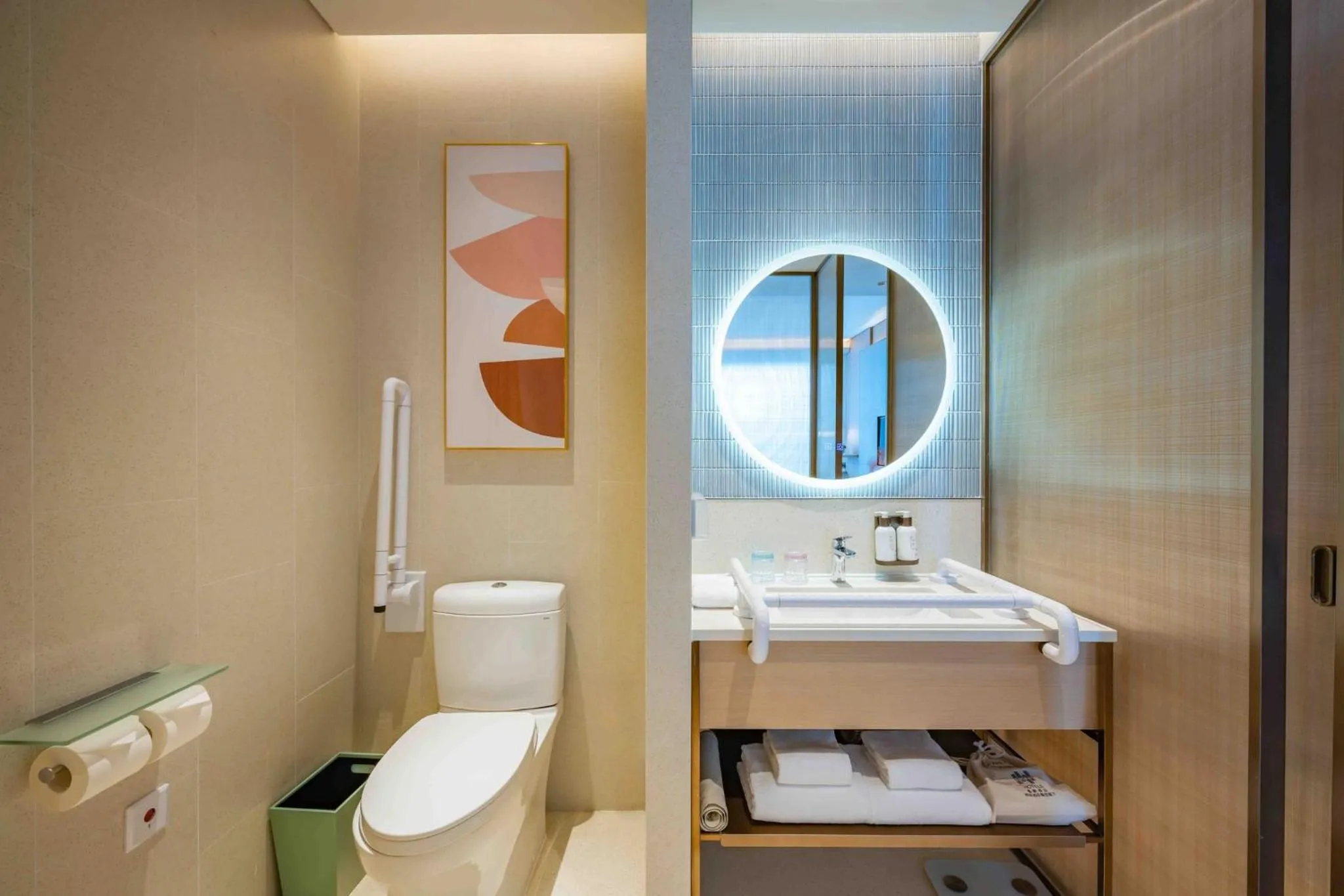 Bathroom in EVEN Hotels Shanghai Expo by IHG