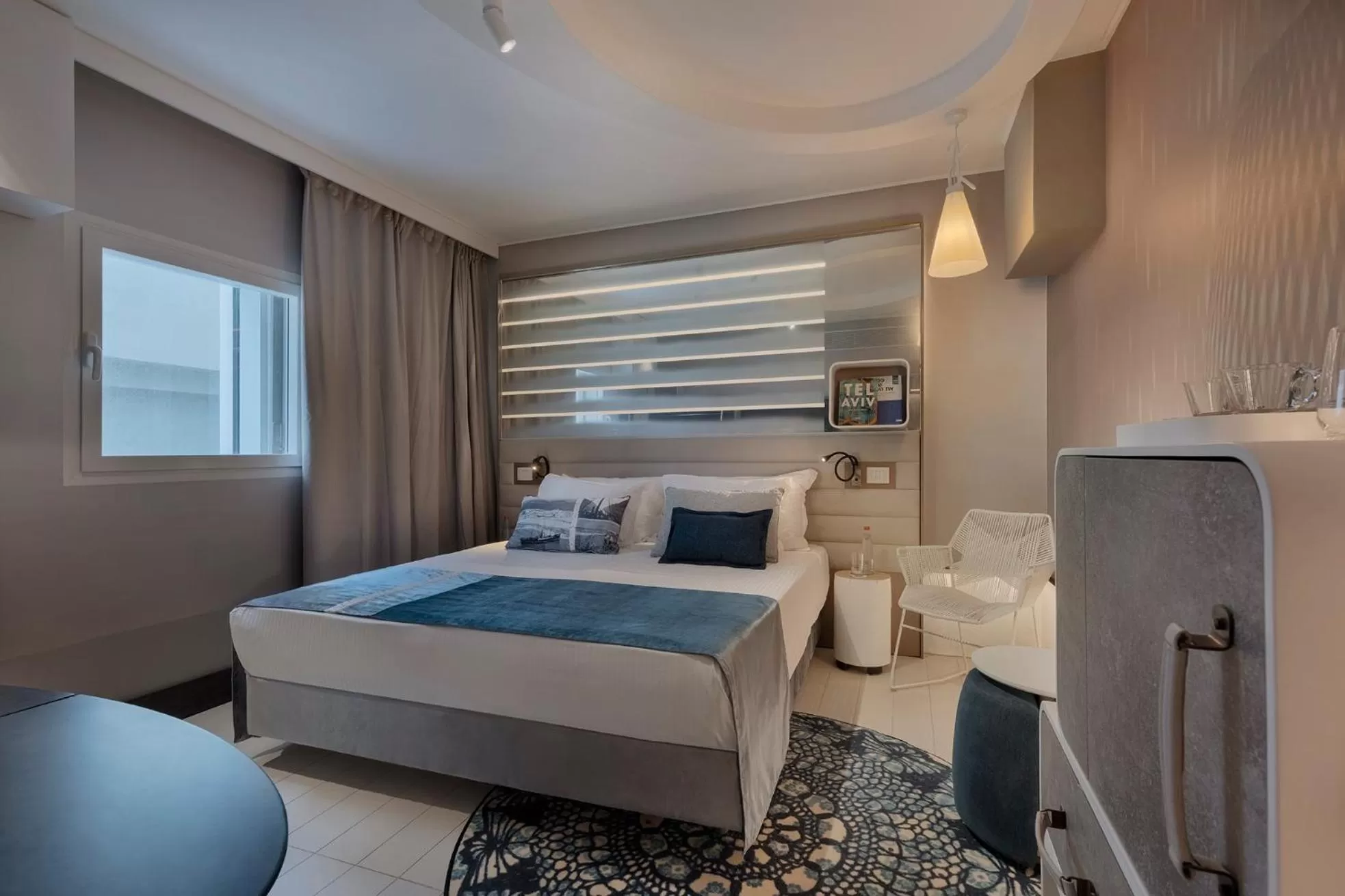 Bedroom, Bed in Port Tower by Isrotel Design