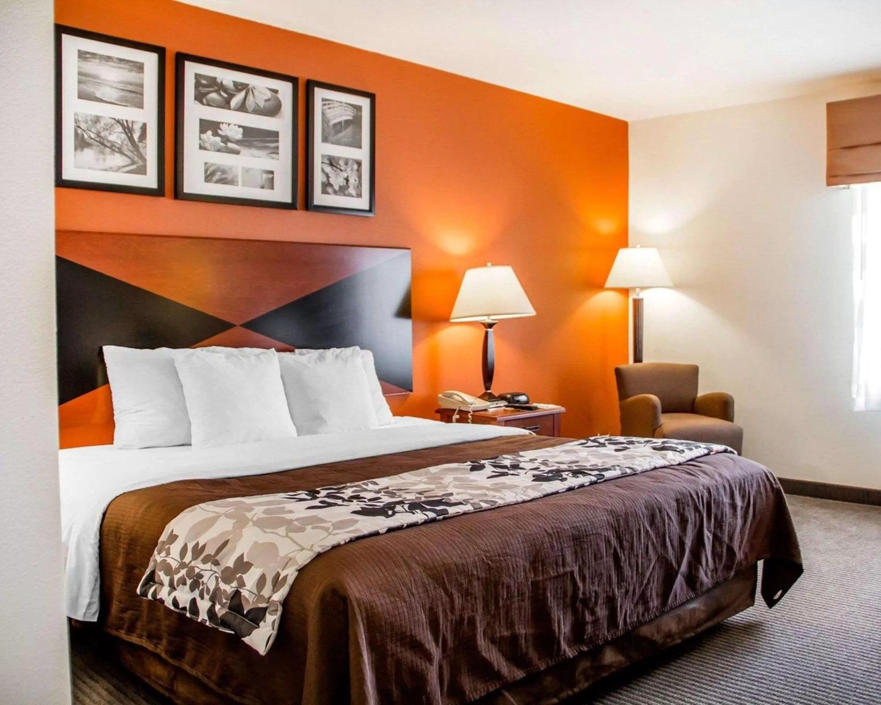 Photo of the whole room, Bed in Sleep Inn & Suites Oklahoma City Northwest