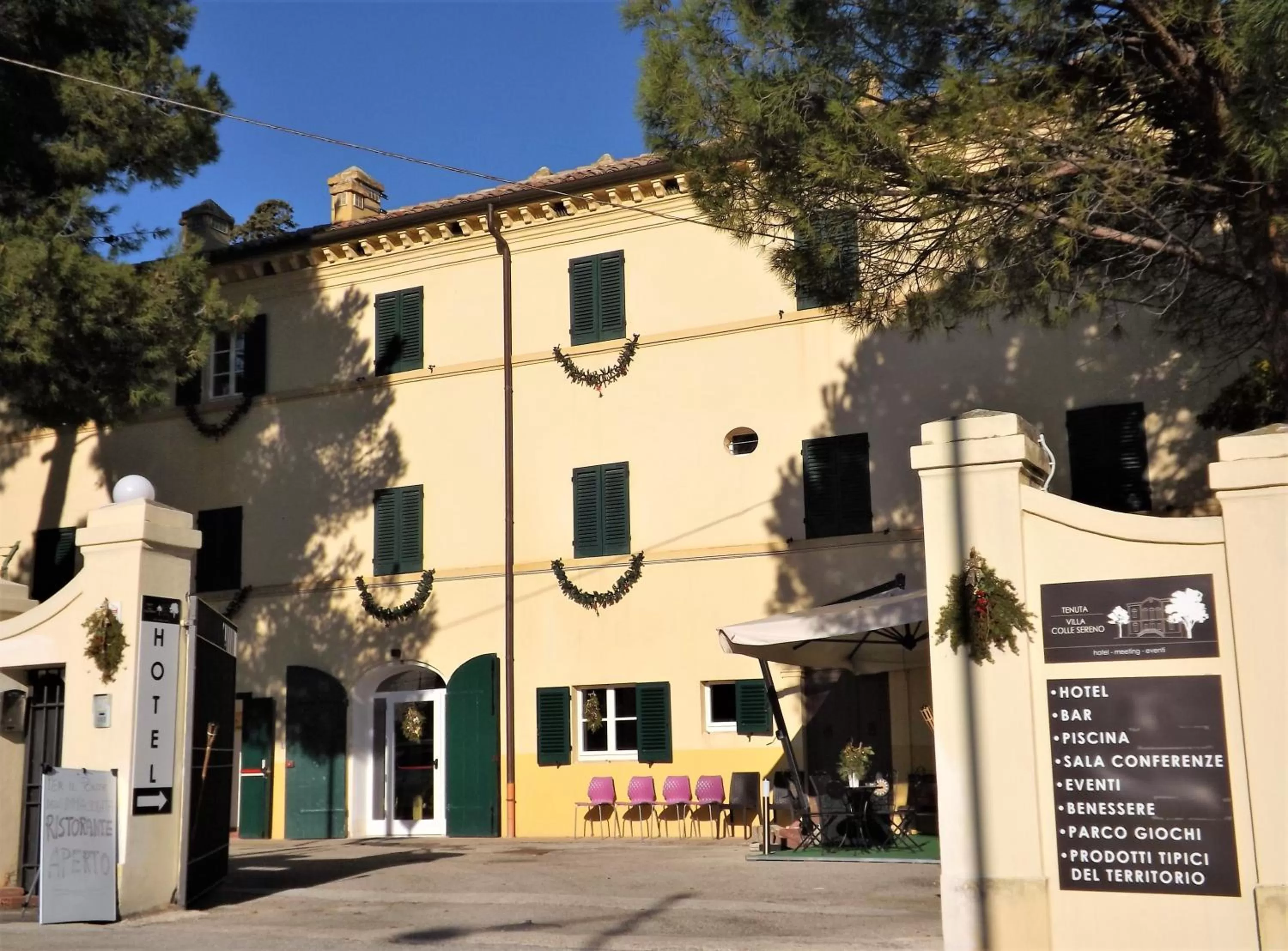 Facade/entrance in Tenuta Villa Colle Sereno