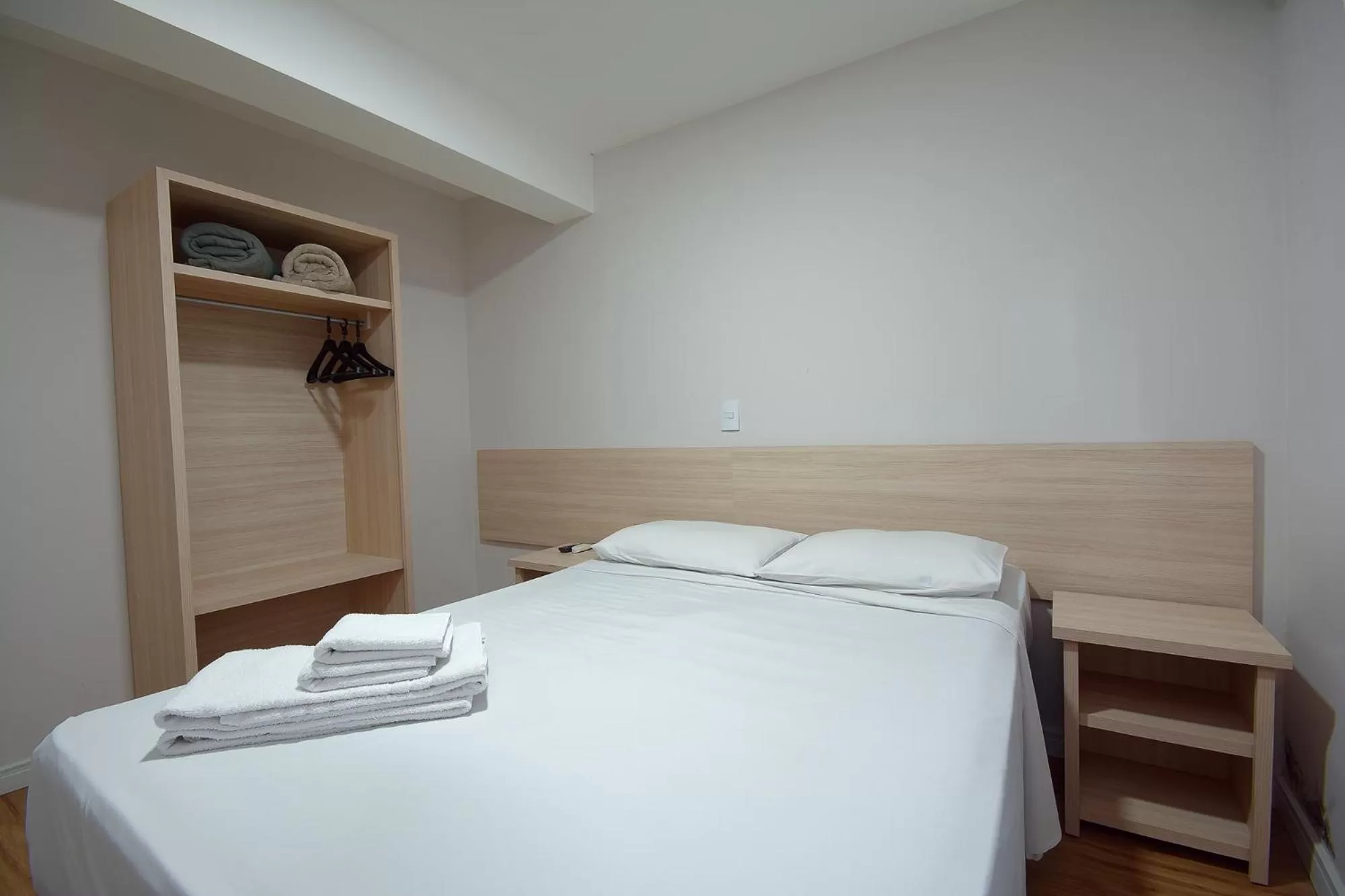 Bed in Fênix Hotel Campinas