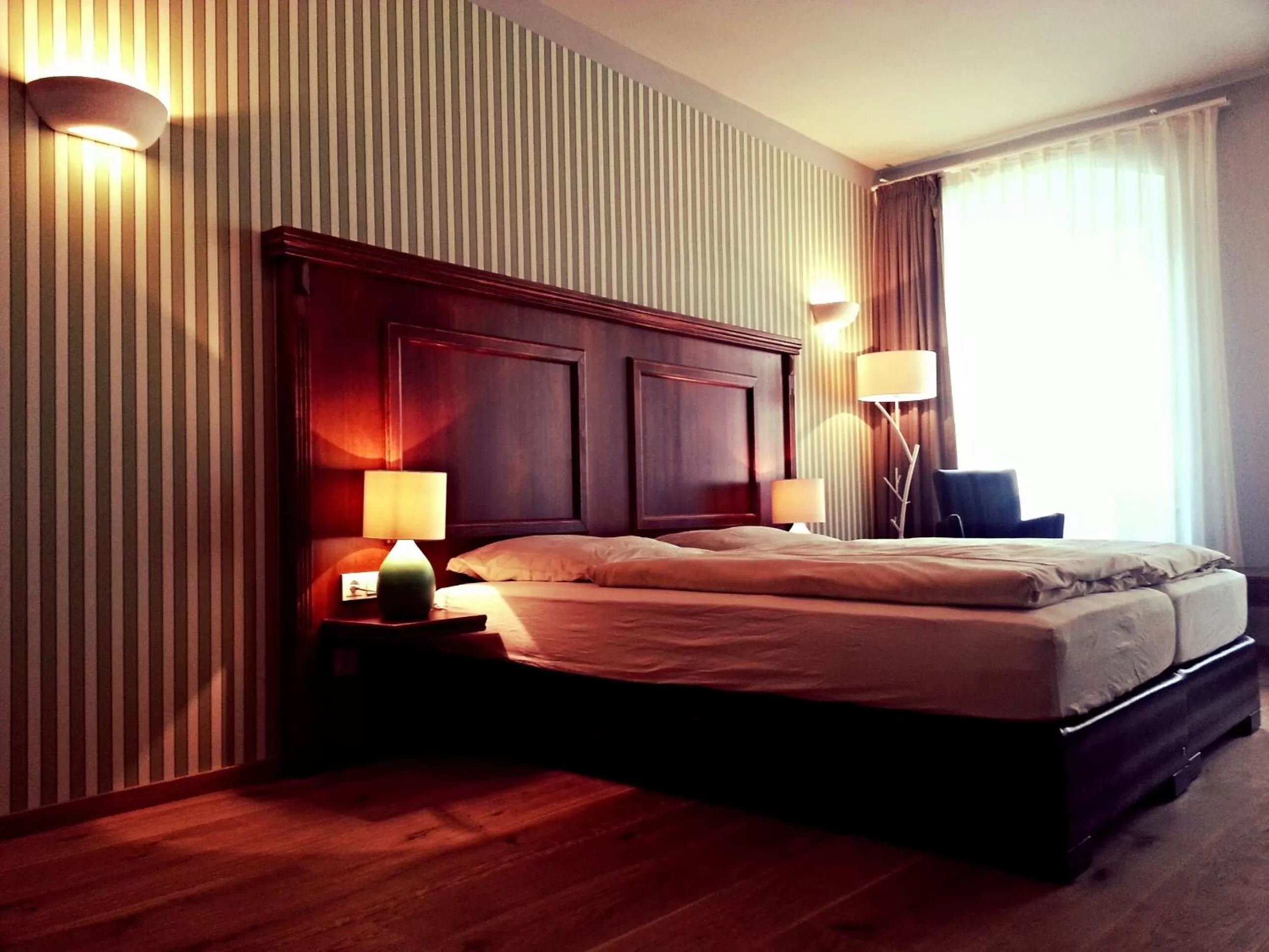 Decorative detail, Bed in Hotel Paul Otto