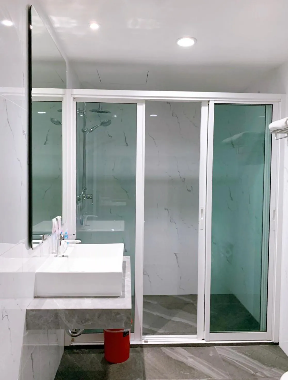 Shower in Miloft Sathorn Hotel - SHA Plus Certified