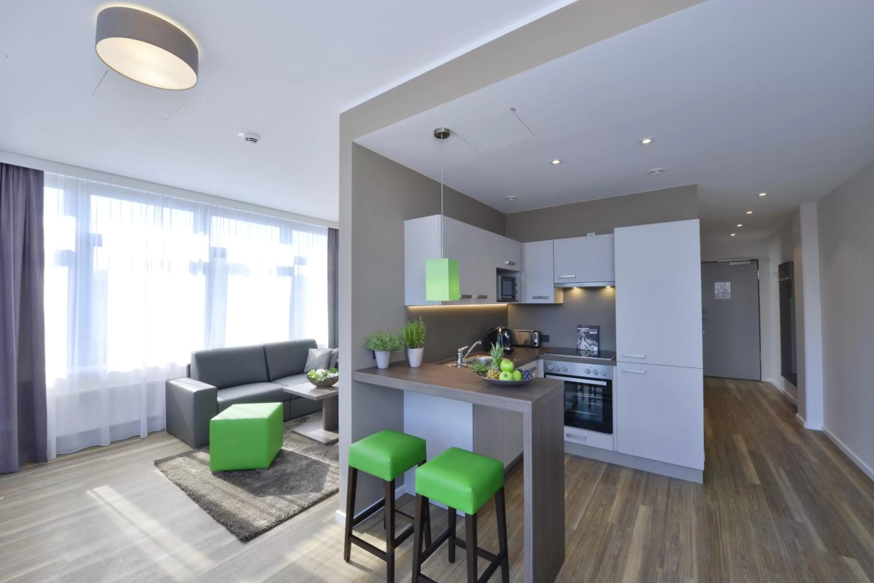 Kitchen or kitchenette in Appartello Smarttime living Hamburg