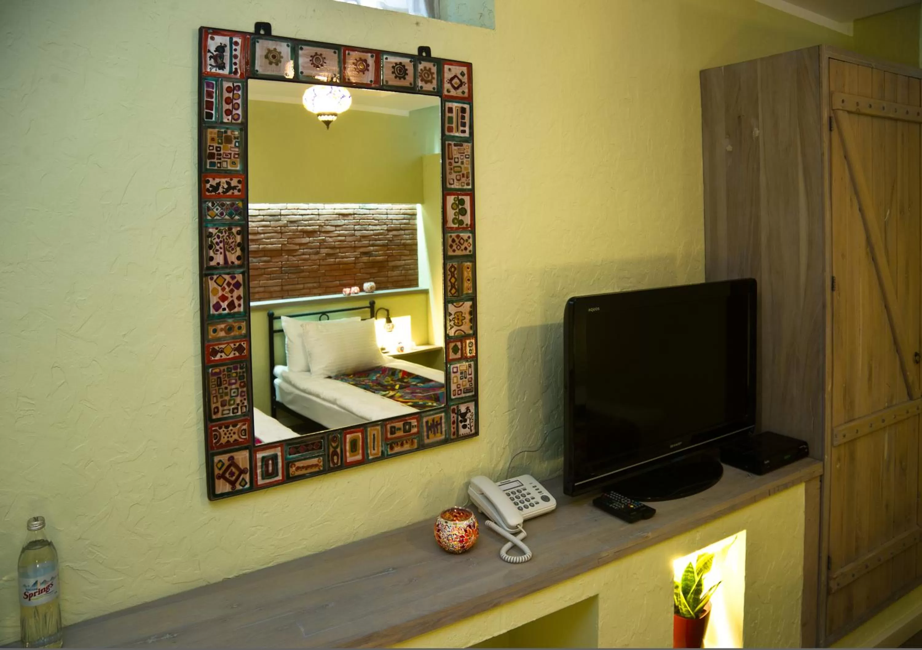 Decorative detail, Bed in No12 Boutique Hotel