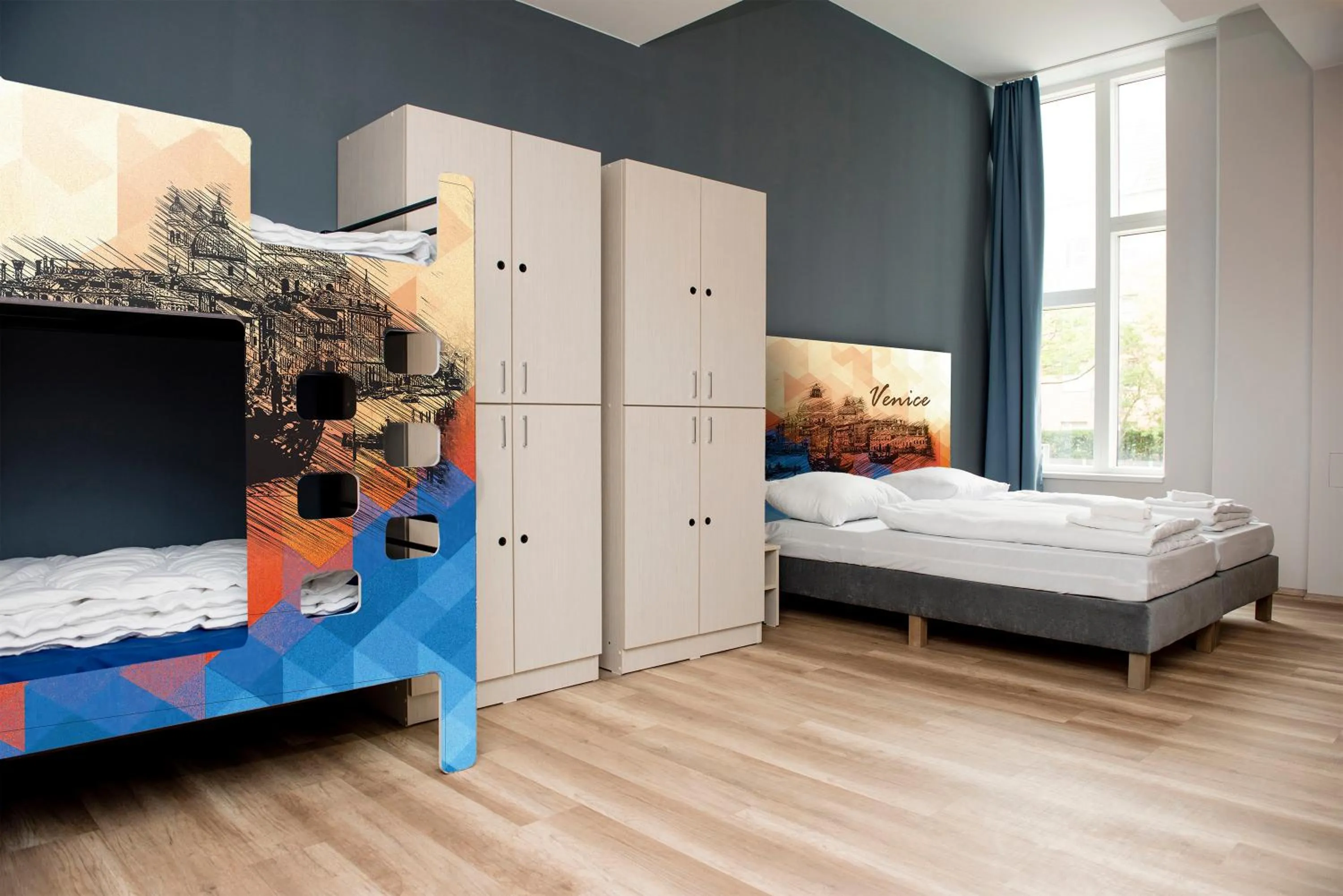 Quadruple Room in a&o Hostel Venezia Mestre