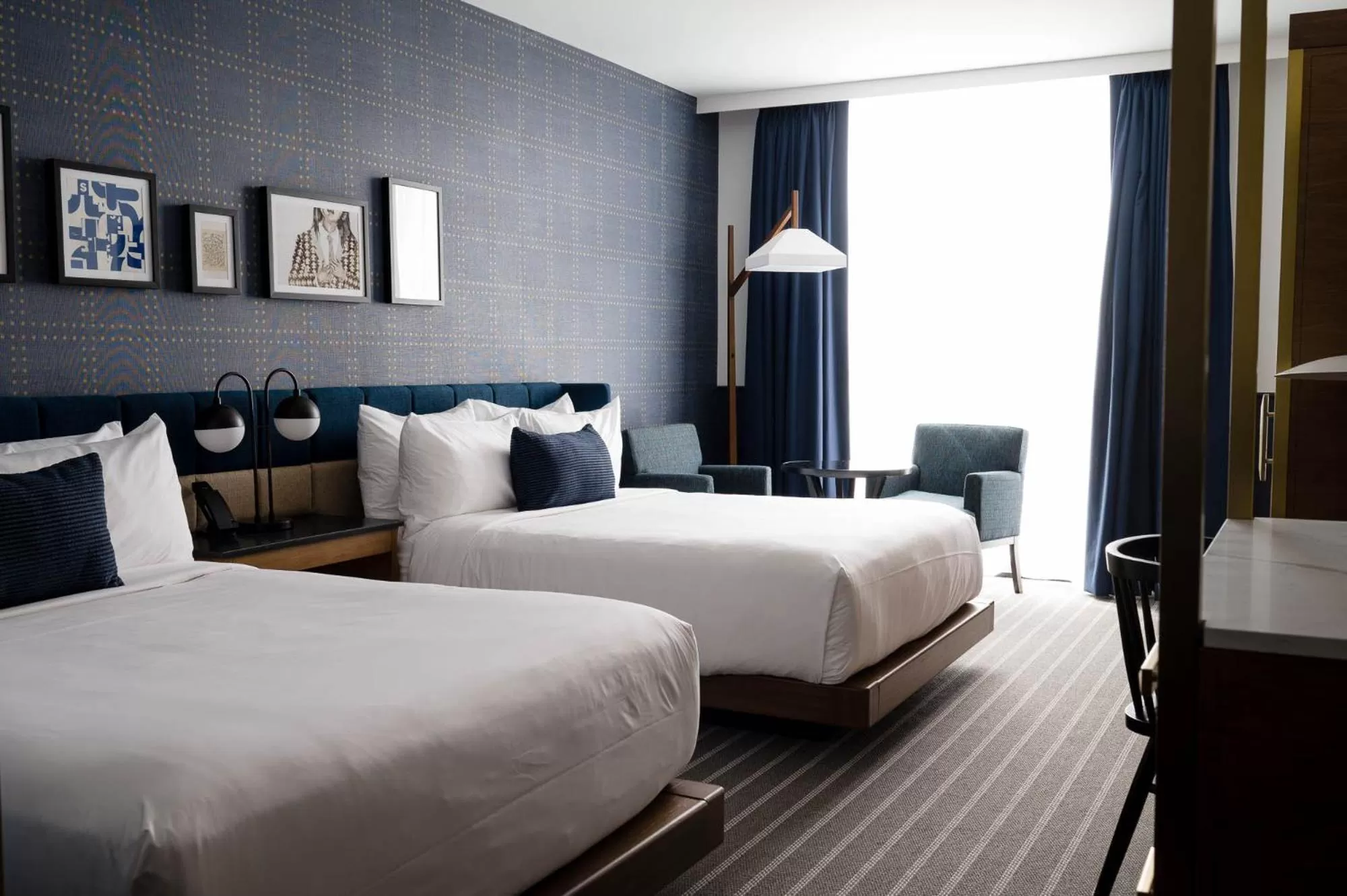 Bed in Cambria Hotel Boston Somerville